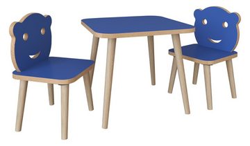 VCM Essgruppe 3tlg. Sitzgruppe Kinder Kindermöbel Tisch Stuhl