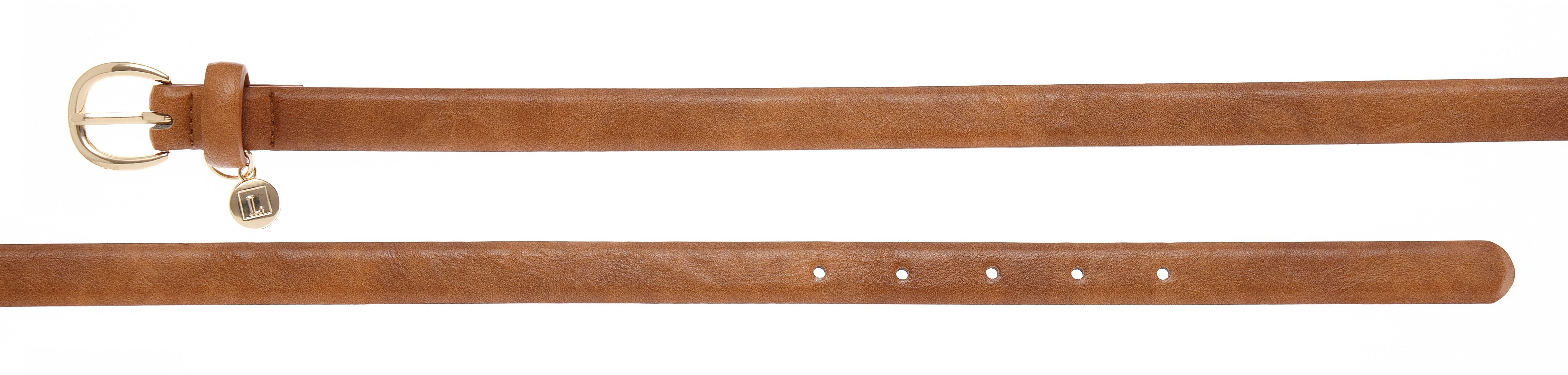 LASCANA Hüftgürtel Hosengürtel, Anzuggürtel, Gürtel, Jeansgürtel NEU mit kleinem Anhänger für Hosen & Kleider