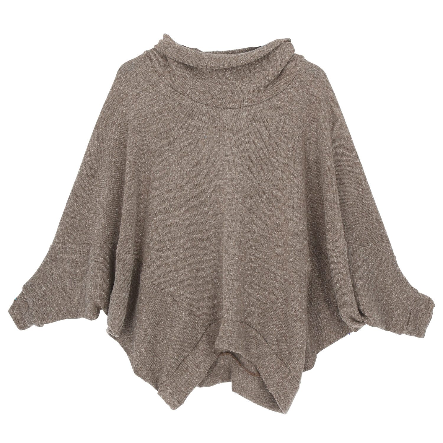 Guru-Shop Longsleeve Oversize Shirt, Rollkragen Strickshirt, günstig online kaufen
