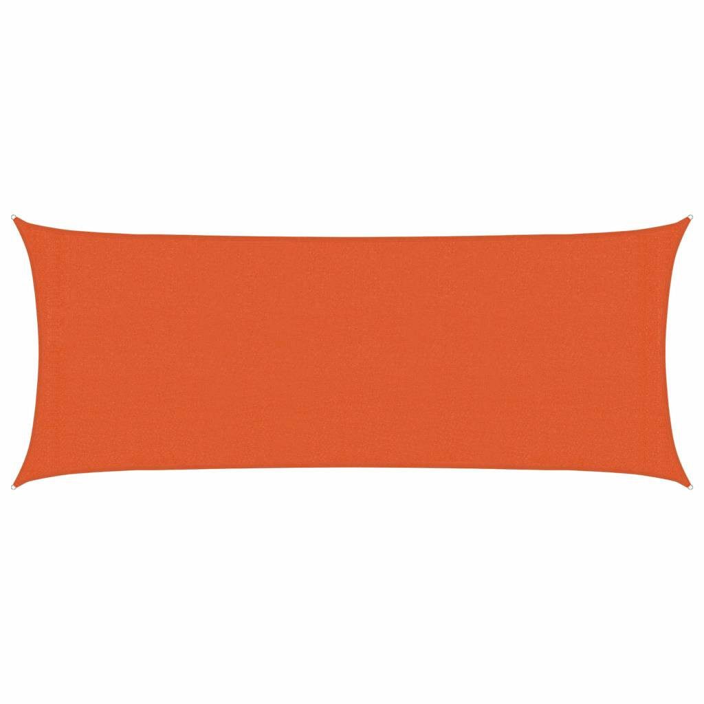 vidaXL Sonnensegel Sonnensegel 160 g/m² Orange 2x5 m HDPE, (1-tlg)