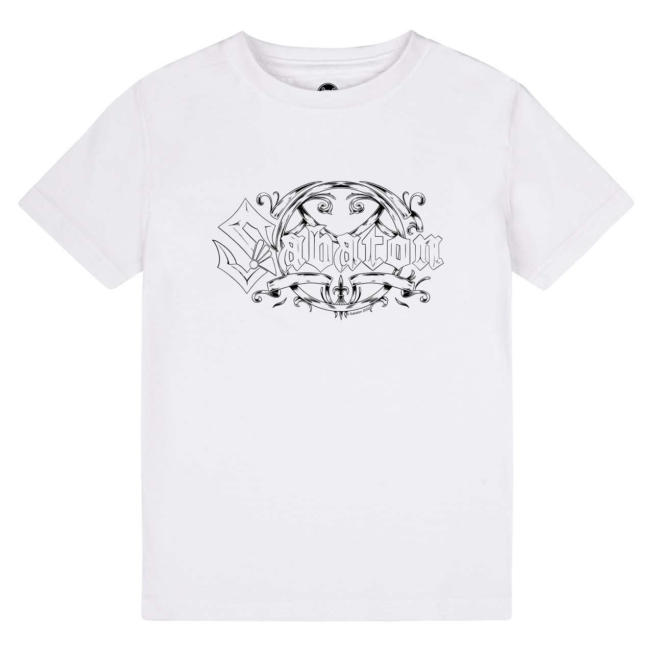 T-Shirt mit Sabaton (Crest) Aufdruck für Kinder (2–14 J)