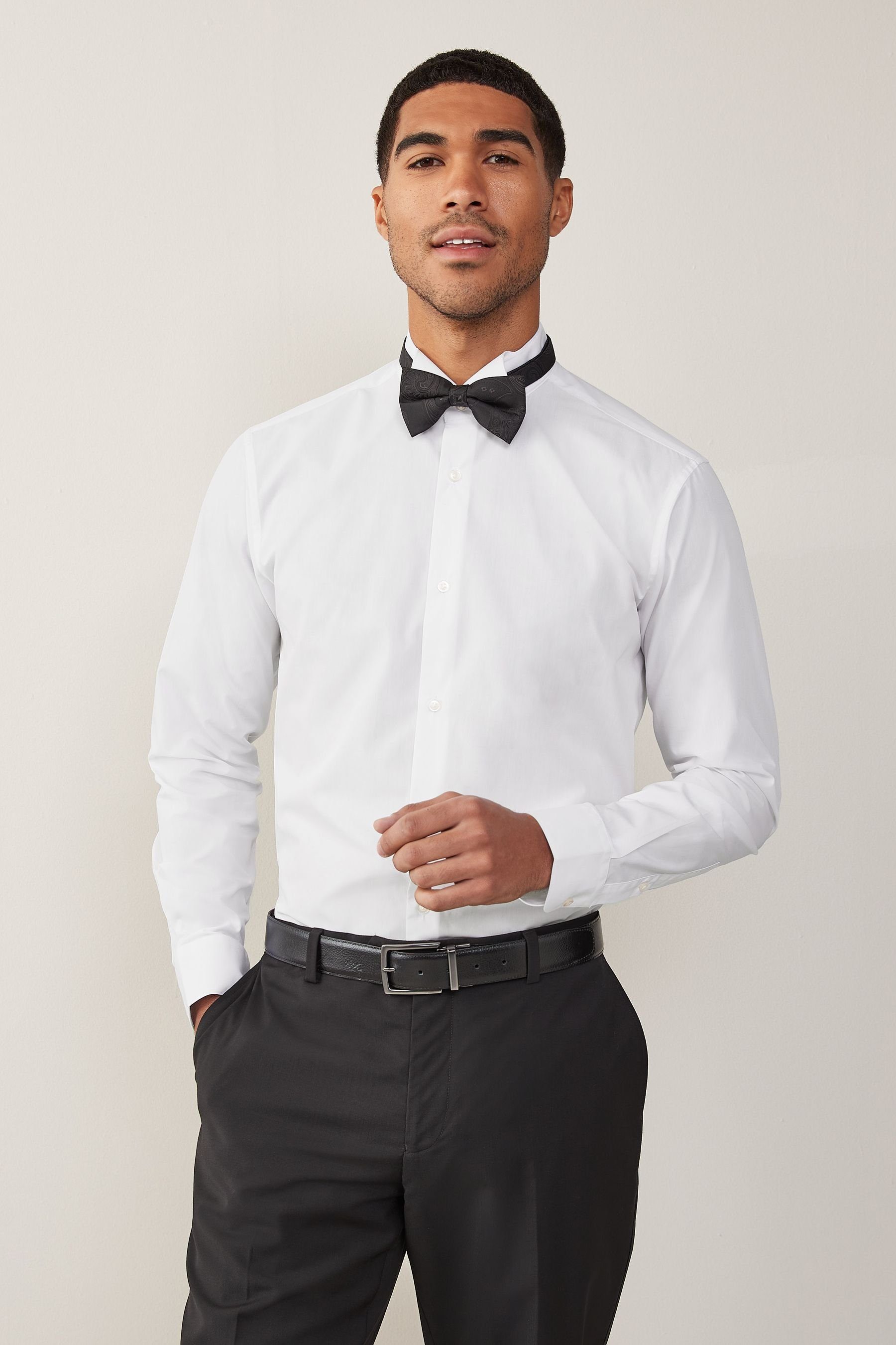 Next Smokinghemd Pflegeleichtes Hemd mit Smokingkragen (1-tlg) günstig online kaufen