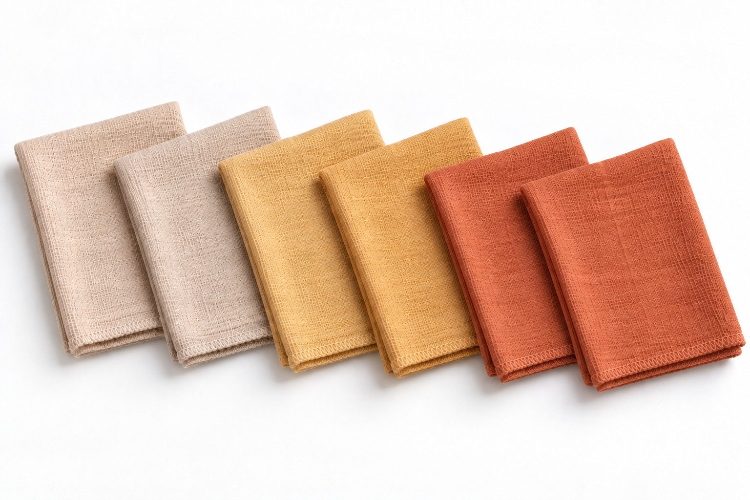 bistyle Spucktuch Musselin Mulltuch für Babys 20x20cm, (Set, 6-tlg., 6er-Pack), waschbare Musselin-Spucktücher saugstark, 4-lagig, 100% Bio-Baumwolle