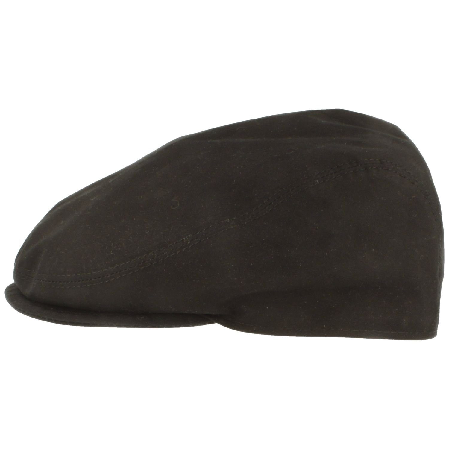 Bullani Schiebermütze wasserabweisende 991 Flatcap Schiebermütze schwarz