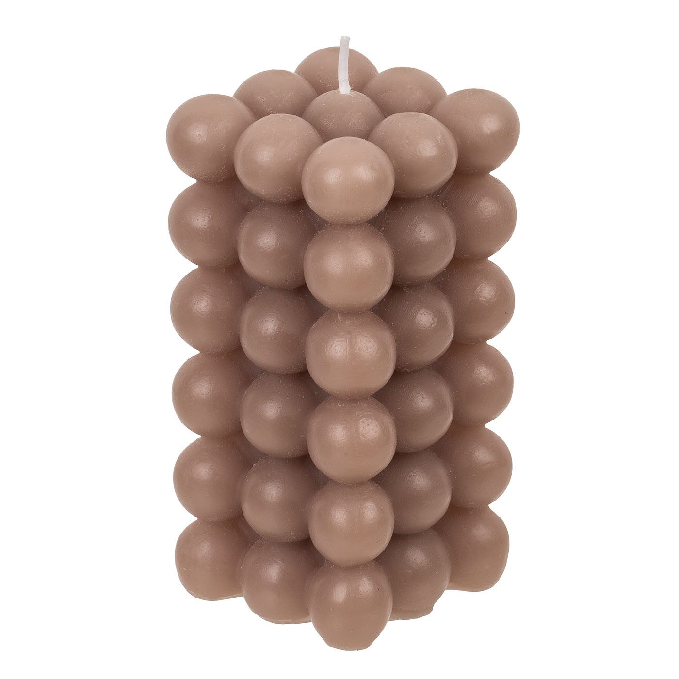 ReWu Stumpenkerze OOTB Kerze, Bubble, 6 x 12 cm, 3-farbig sortiert, 12 Stück