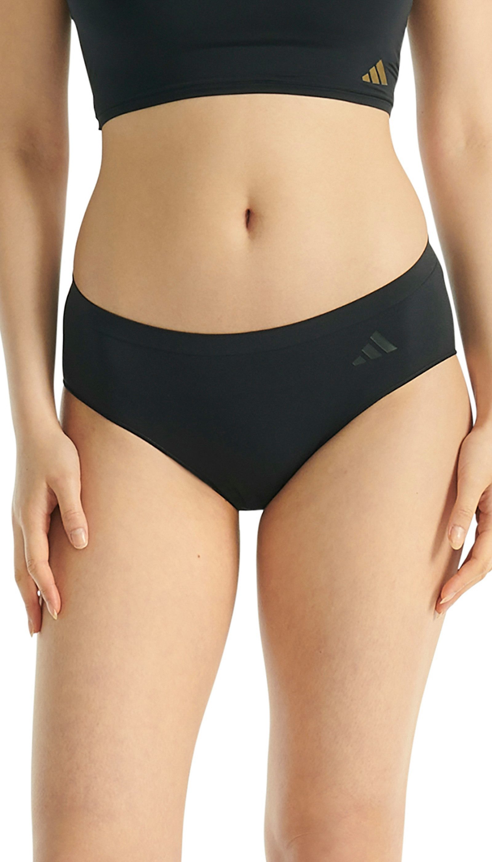 adidas Sportswear Hipster Sport Active Seamless - Packaged Panties (3er Pack) mit Logodruck, basic, bequem, weich, elastisch, nahtlos