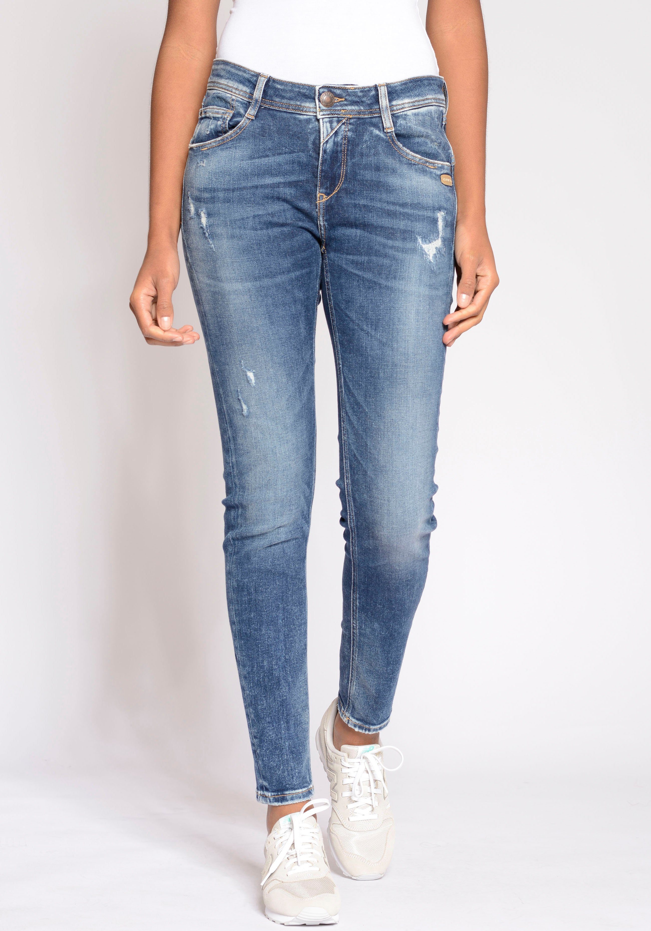 GANG Relax-fit-Jeans 94AMELIE mit doppelter Passe günstig online kaufen