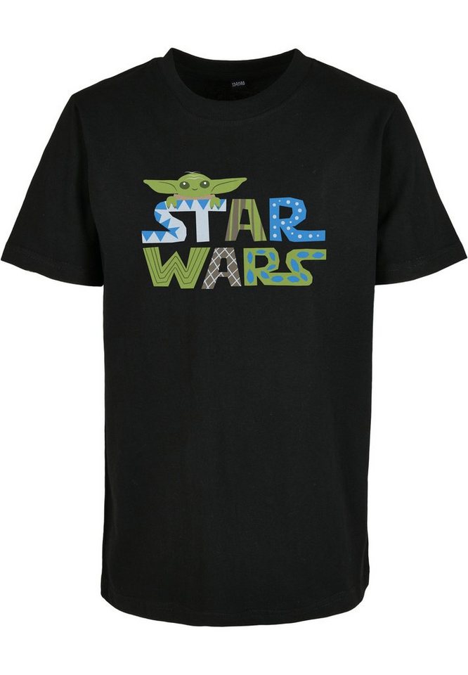 MisterTee Kurzarmshirt Kinder Kids Star Wars Colorful Logo Tee (1-tlg)