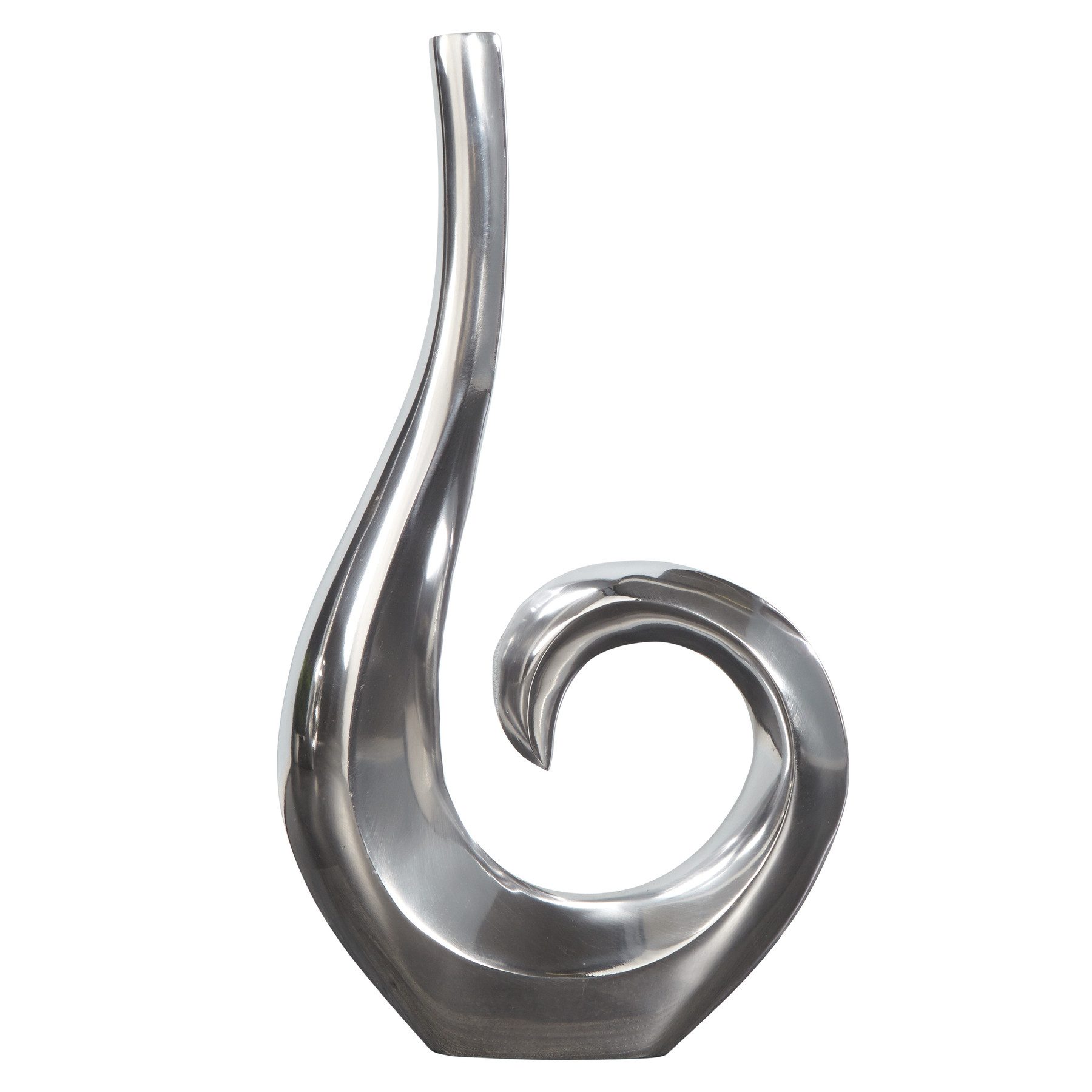 Tischvase WAVE 47cm silber
