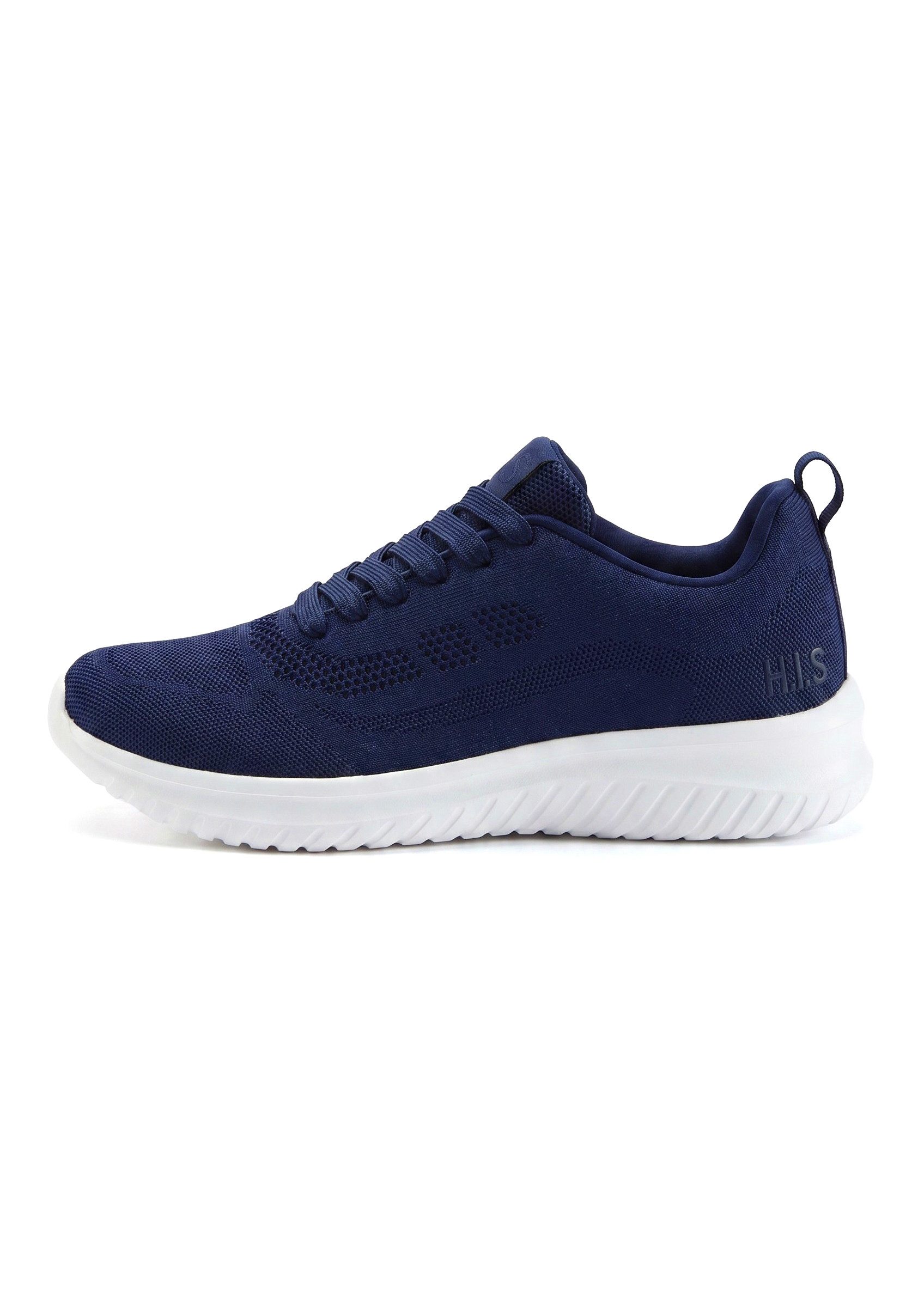 H.I.S Schnürschuh, Halbschuh, Freizeitschuh, Schnürhalbschuh Sneaker NEU Turnschuh im sportiven Look aus luftigem Mesh-Material VEGAN