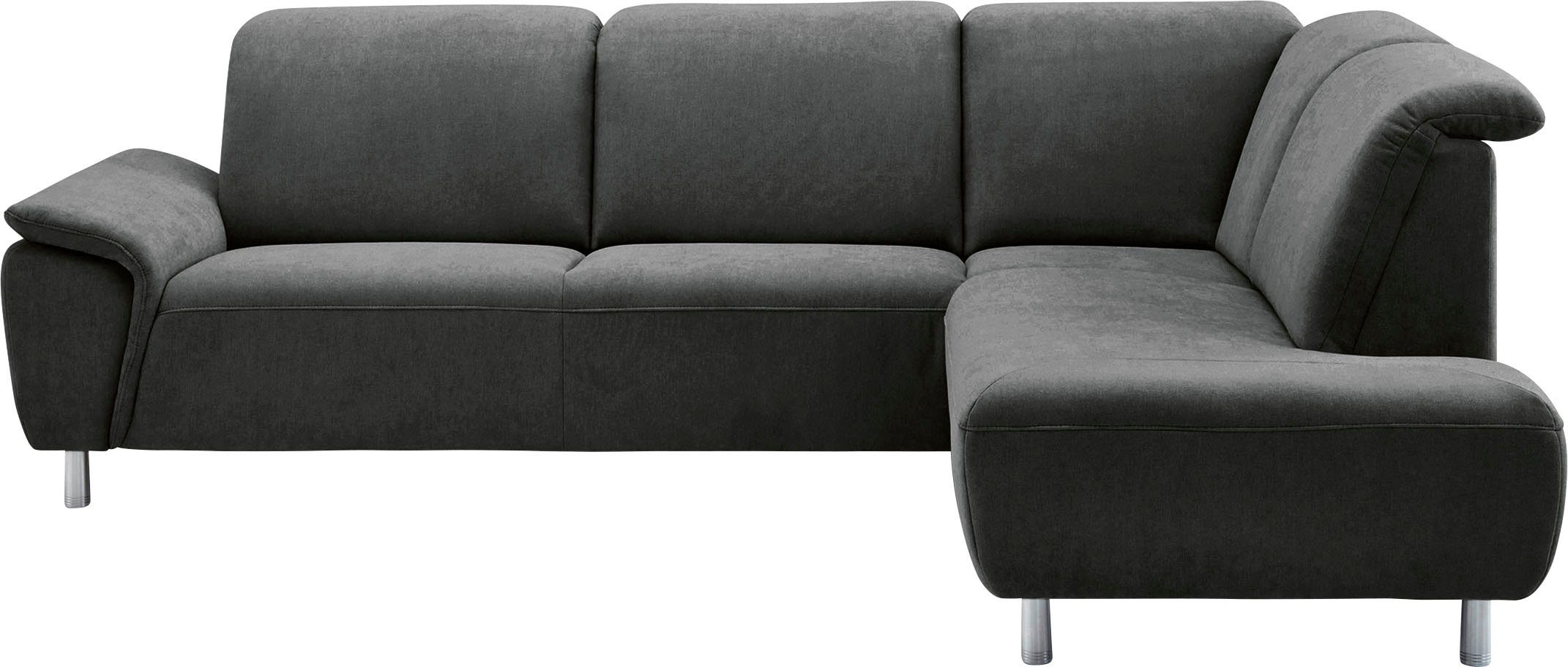 CALIZZA INTERIORS Ecksofa Nell, inklusive Kopfteilverstellung