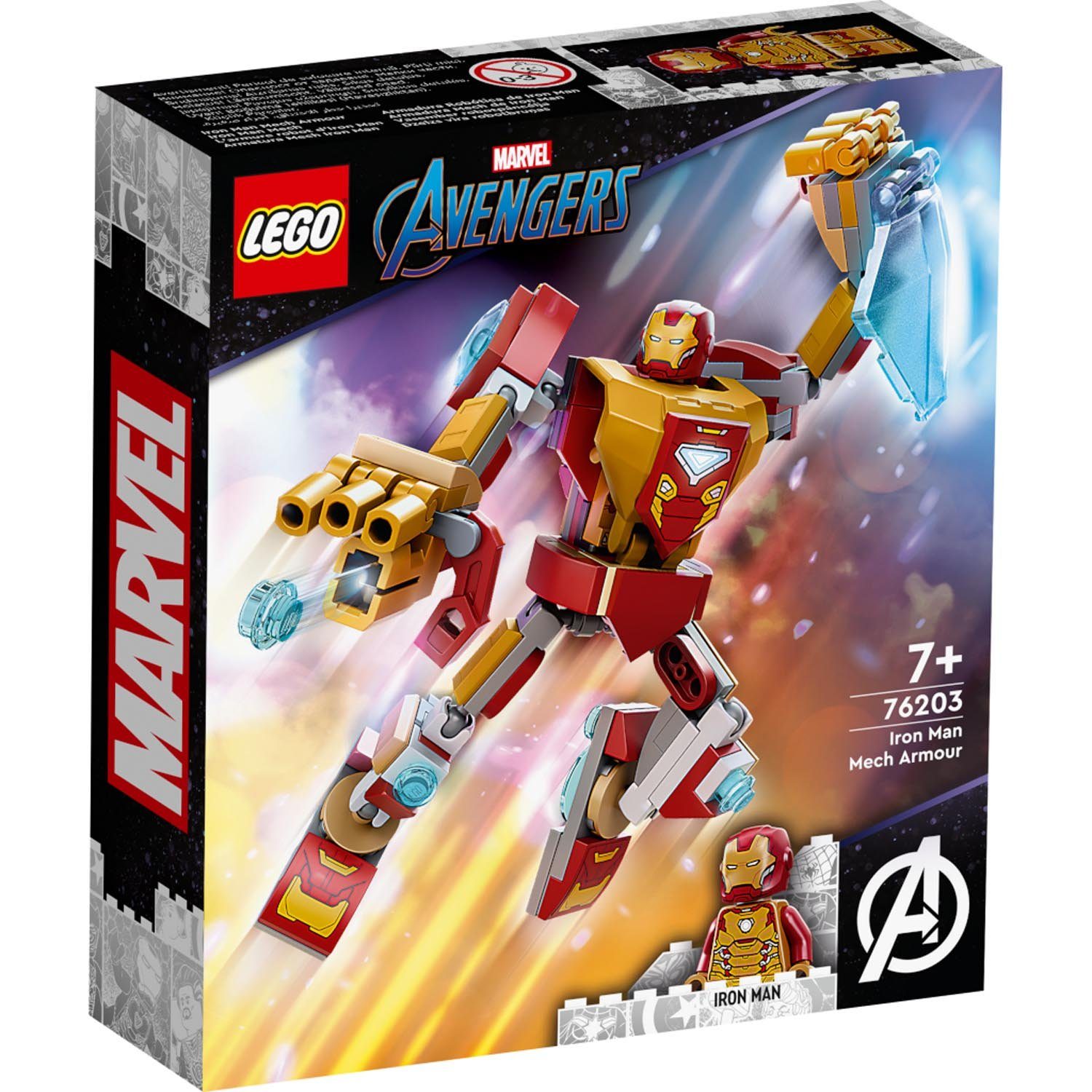 LEGO® LEGO® Marvel Super Heroes 76203 - Iron Man Mech Konstruktions-Spielse günstig online kaufen