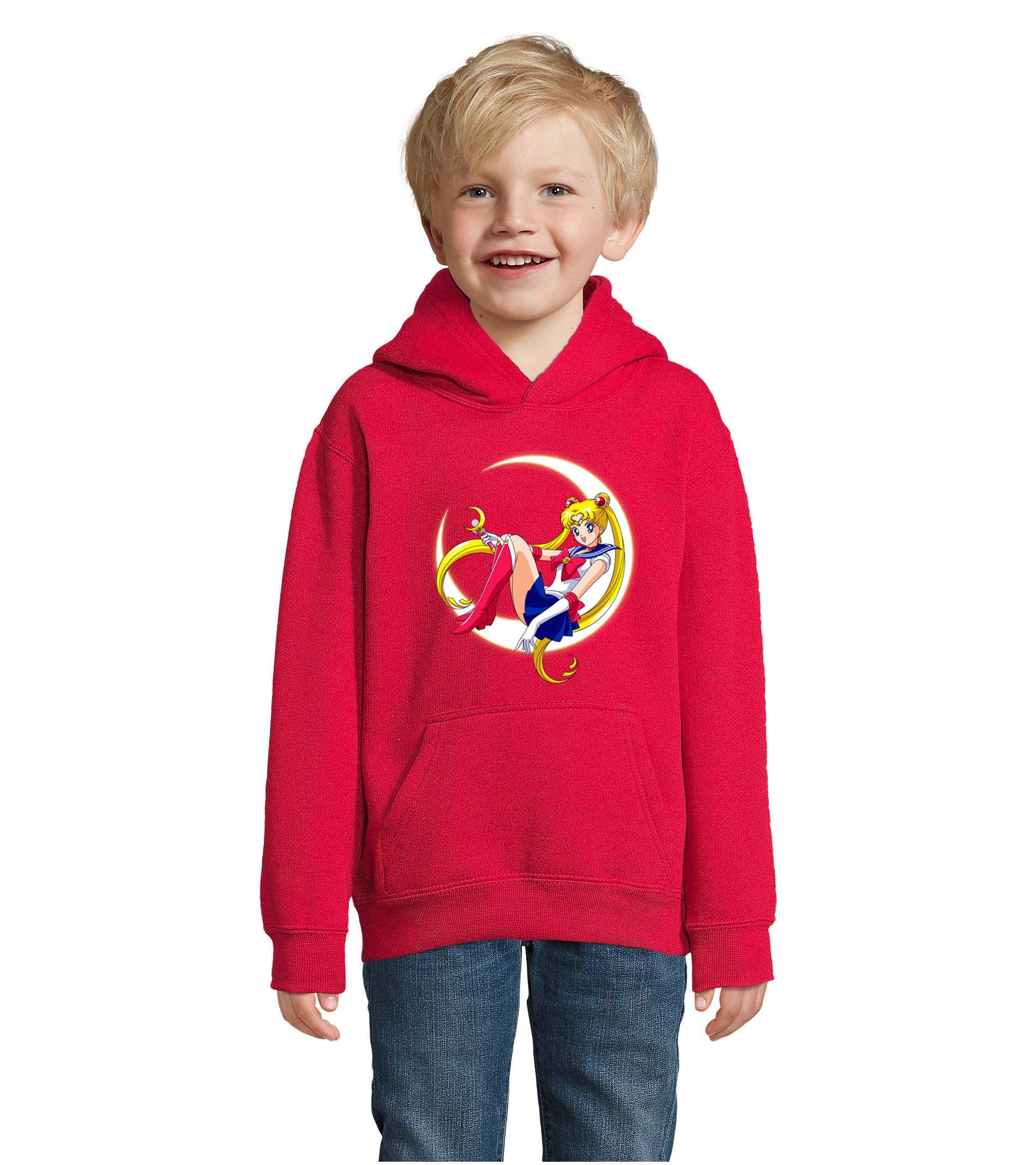 Hoodie Mädchen Jungen Kinder Fun Comic Sailor Moon Anime Manga