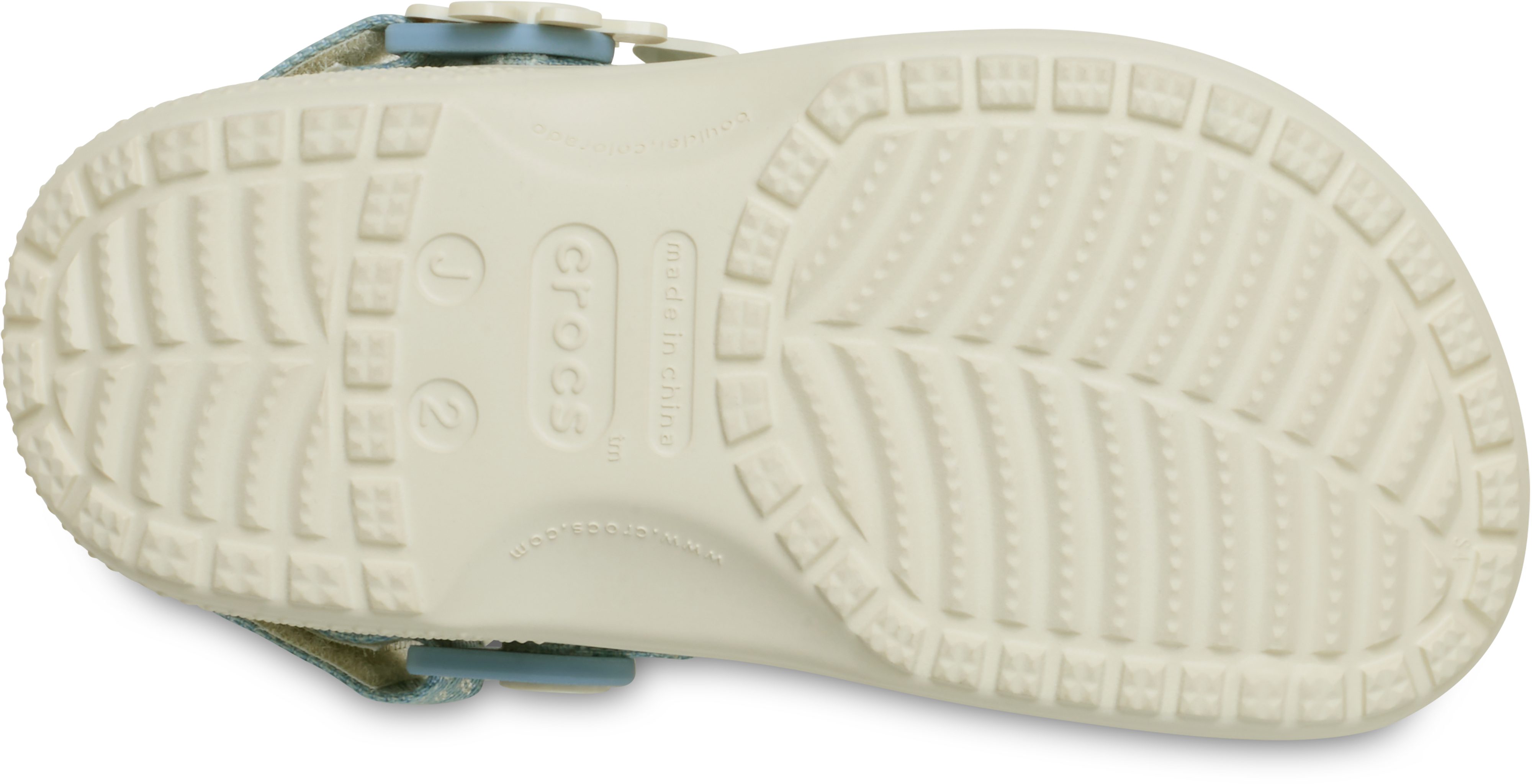 Crocs Classic Flower Clog Sommerschuh, Strandschuh, Sandale mit Klettverschlüssen