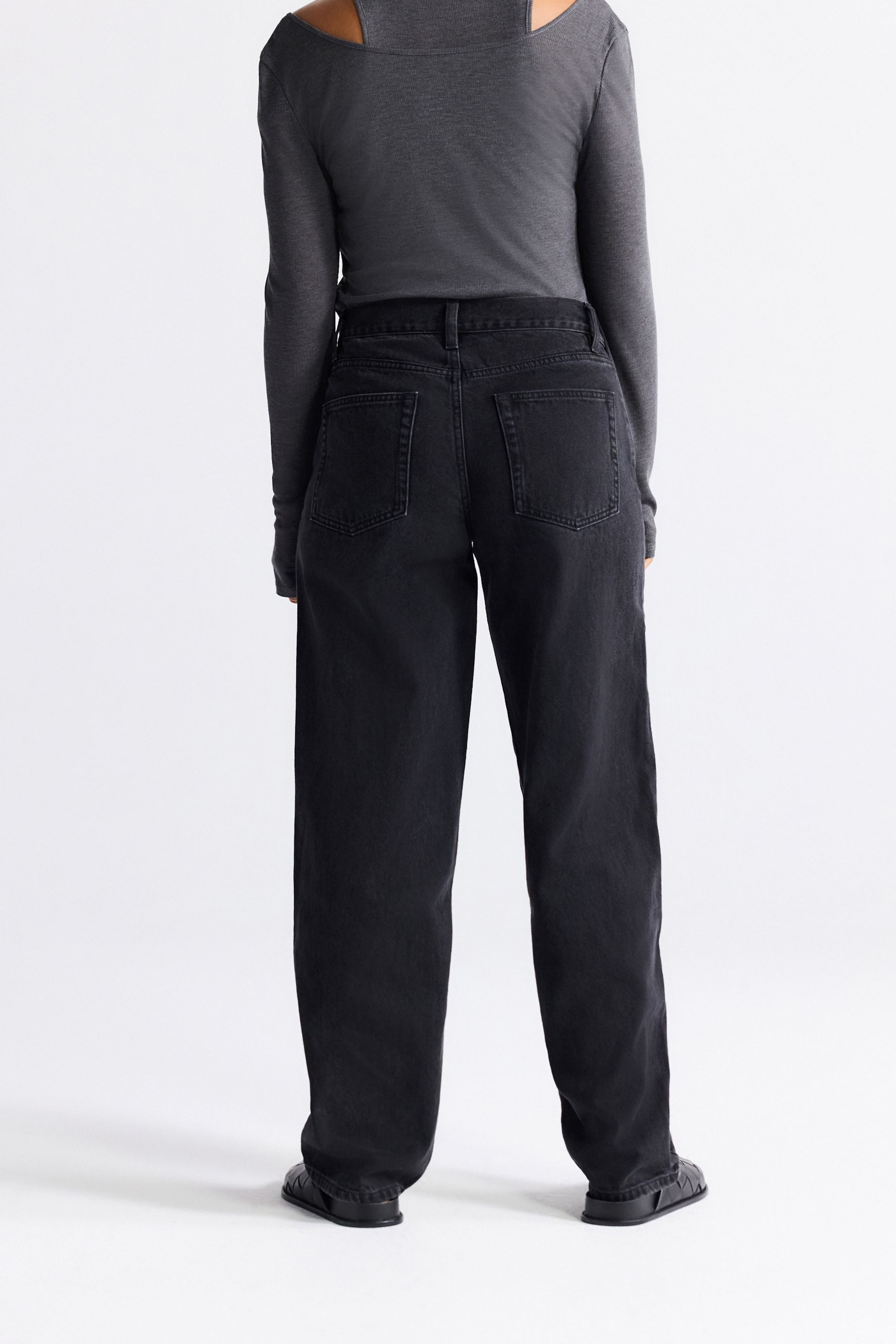 Next Weite Jeans Jeans mit mittelhohem Bund und weitem Bein (1-tlg)