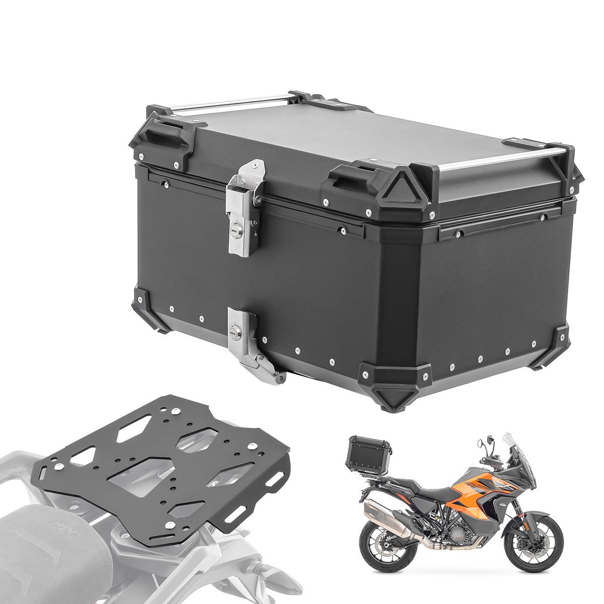 Bagtecs Schraube Set Alu Topcase + Gepäckbrücke passend für KTM 1290 Super Adventure R