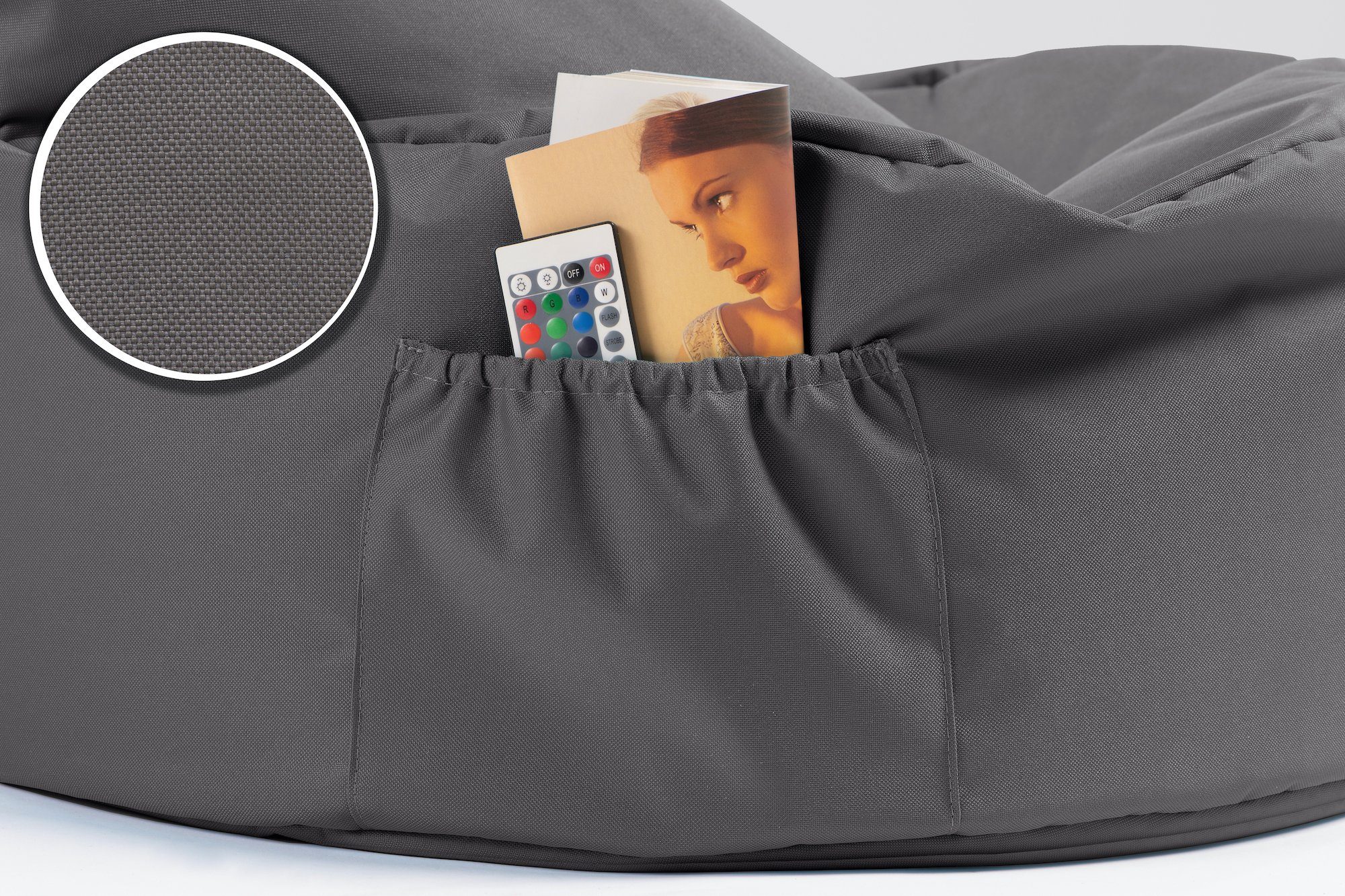 sunnypillow Sitzsack Gaming Sitzsack XXL mit Styropor Füllung für Kinder & Erwachsene