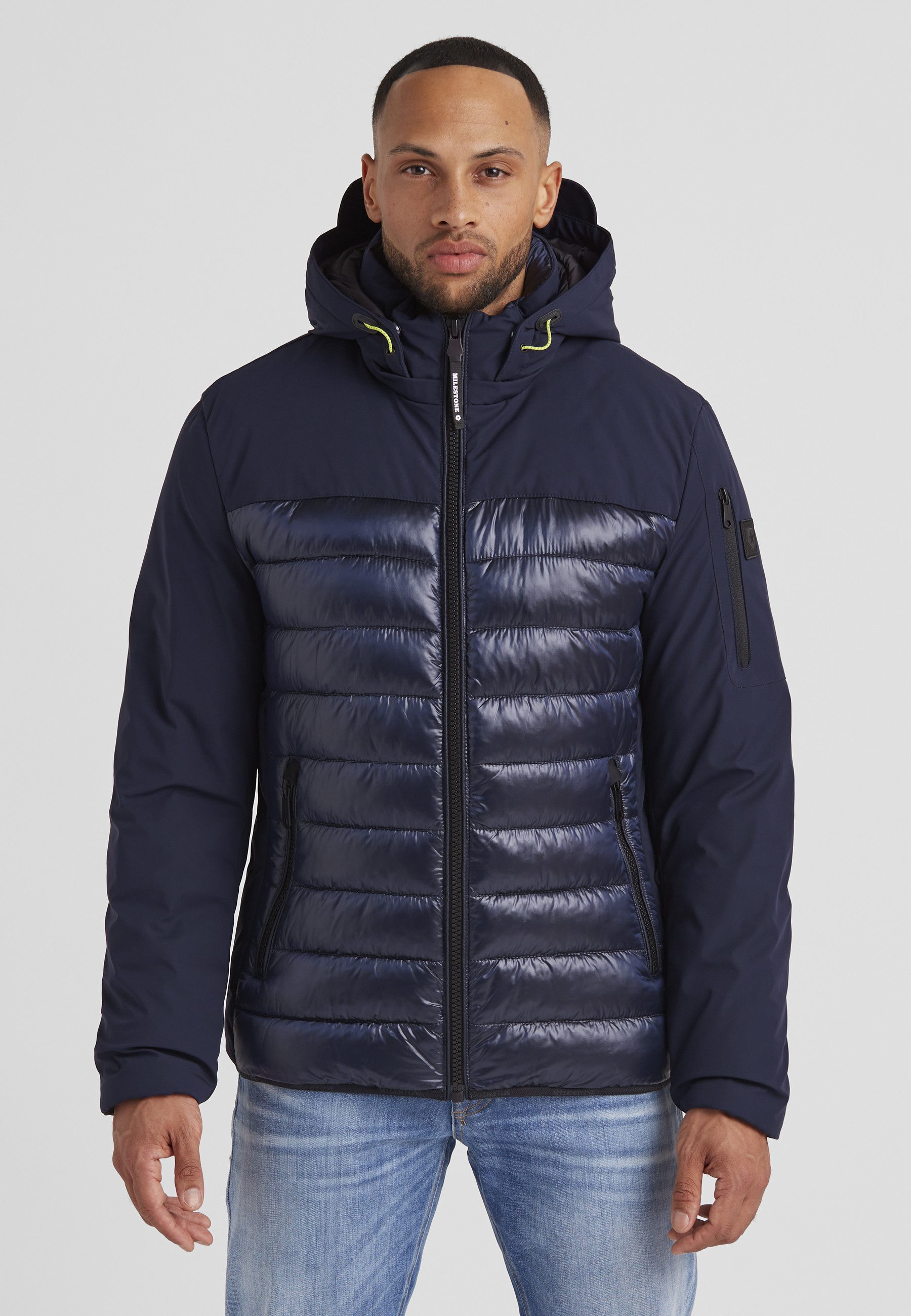 Milestone Steppjacke MSDimaro Herren Übergangsjacke Jacke gesteppt normale Passform