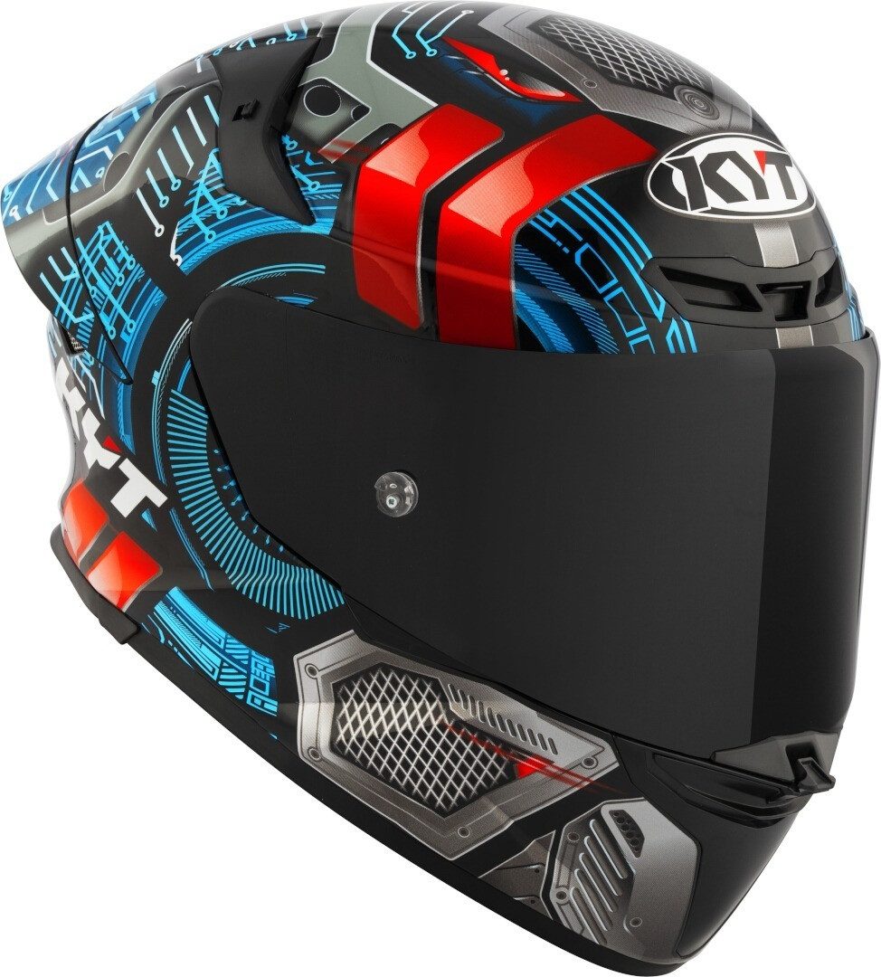 KYT Motorradhelm TT-Revo Synchrotron Helm, Pinlock, Ratschenverschluss, Spoiler, ECE 22.06