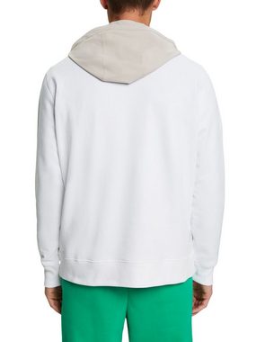 Esprit Sweatshirt Nylon-Hoodie in abgenähtem Design (1-tlg)