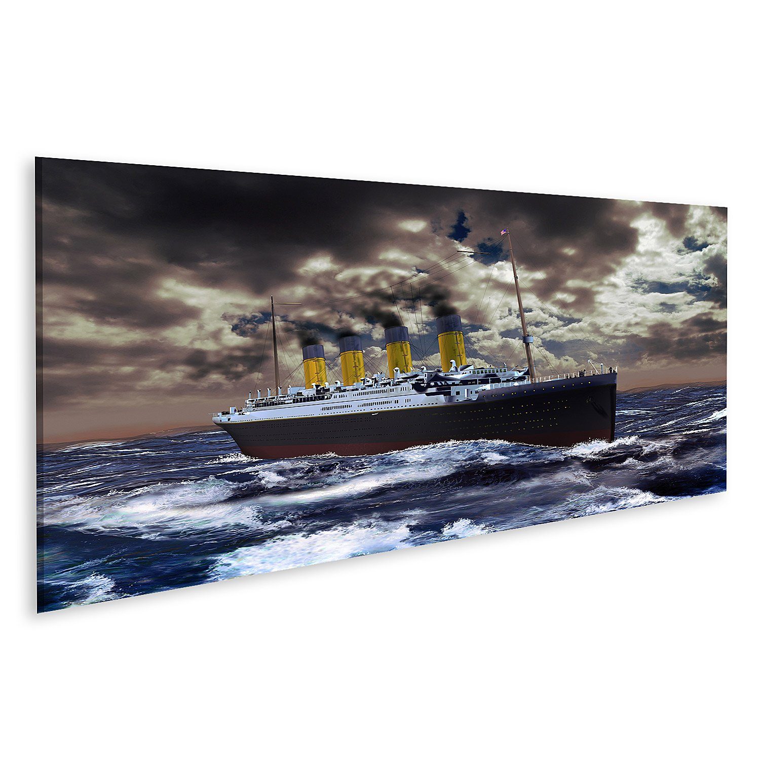 Leinwandbild Bild auf Leinwand Titanic Wandbild Poster Kunstdruck Bilder