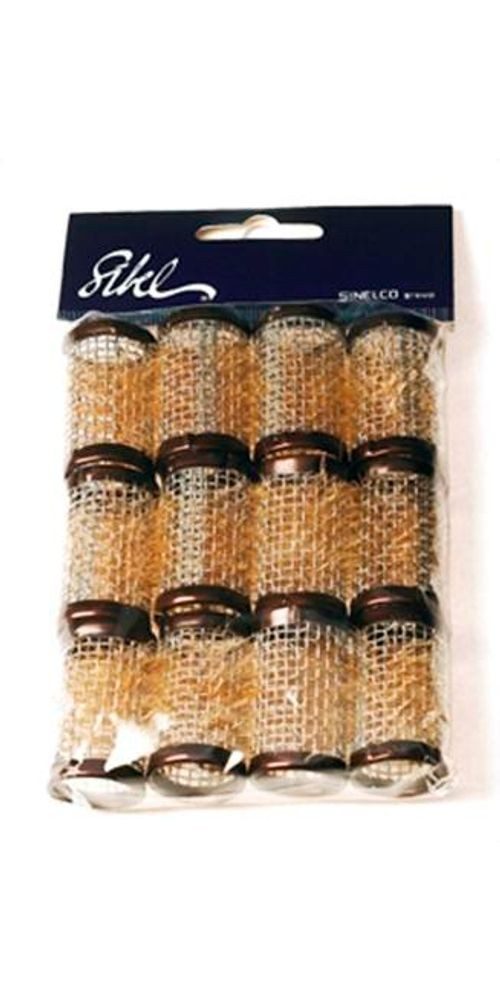 Sibel Lockenwickler Sibel Drahtwickler Metall kurz braun 24mm - 12st