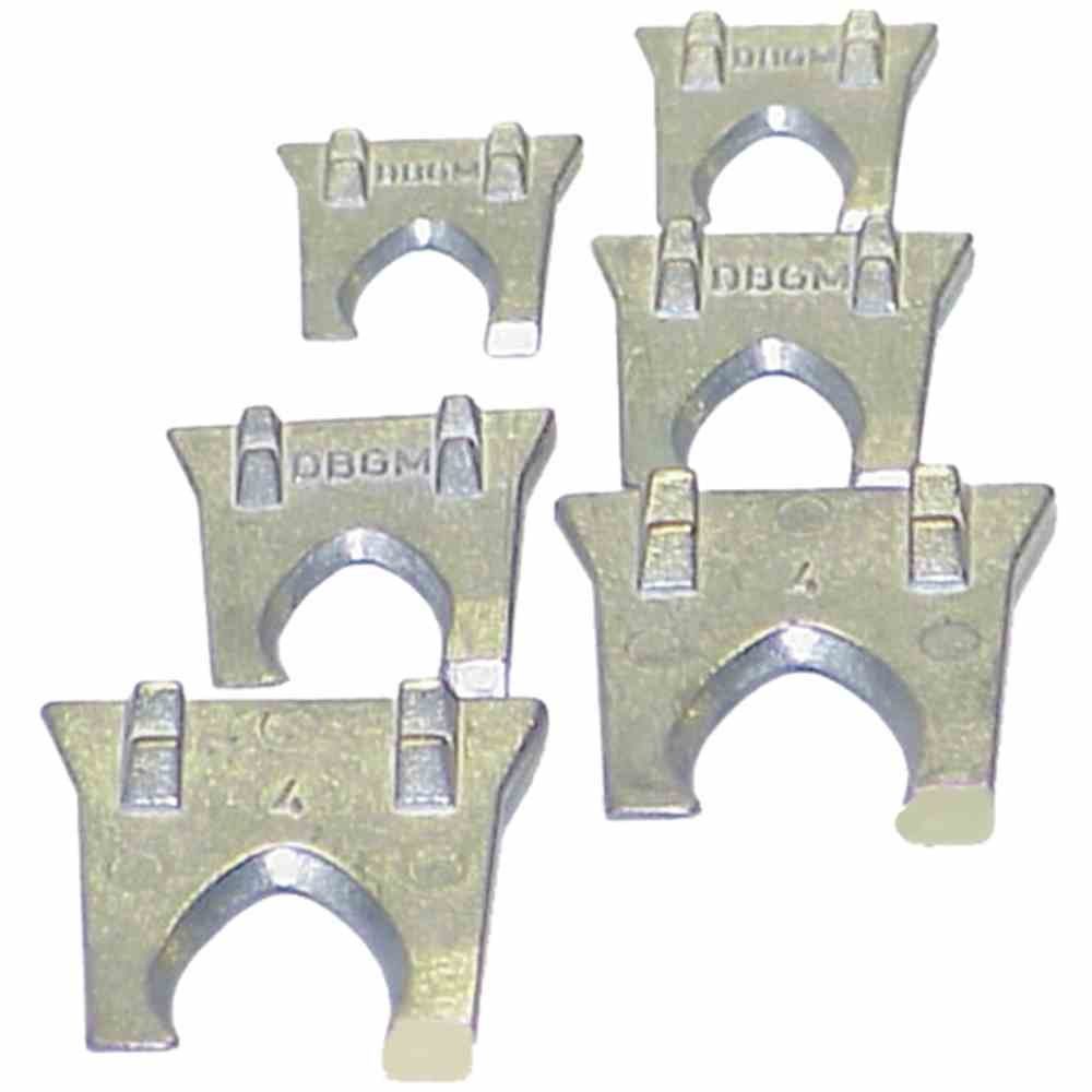 HAROMAC Axt Metallkrallen-Set 2tlg. je 1x5-6