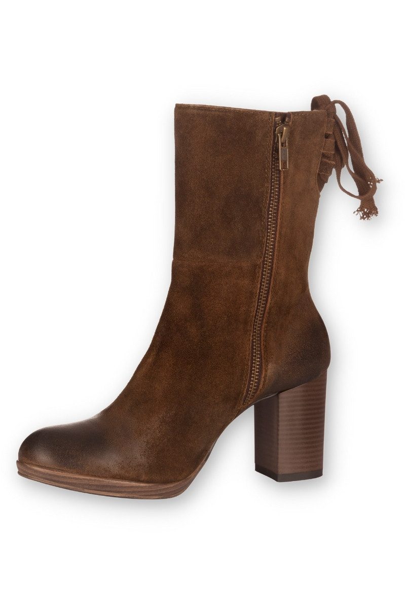 Spieth & Wensky Trachtenstiefel Damen - LEANDRA - murmel Stiefelette