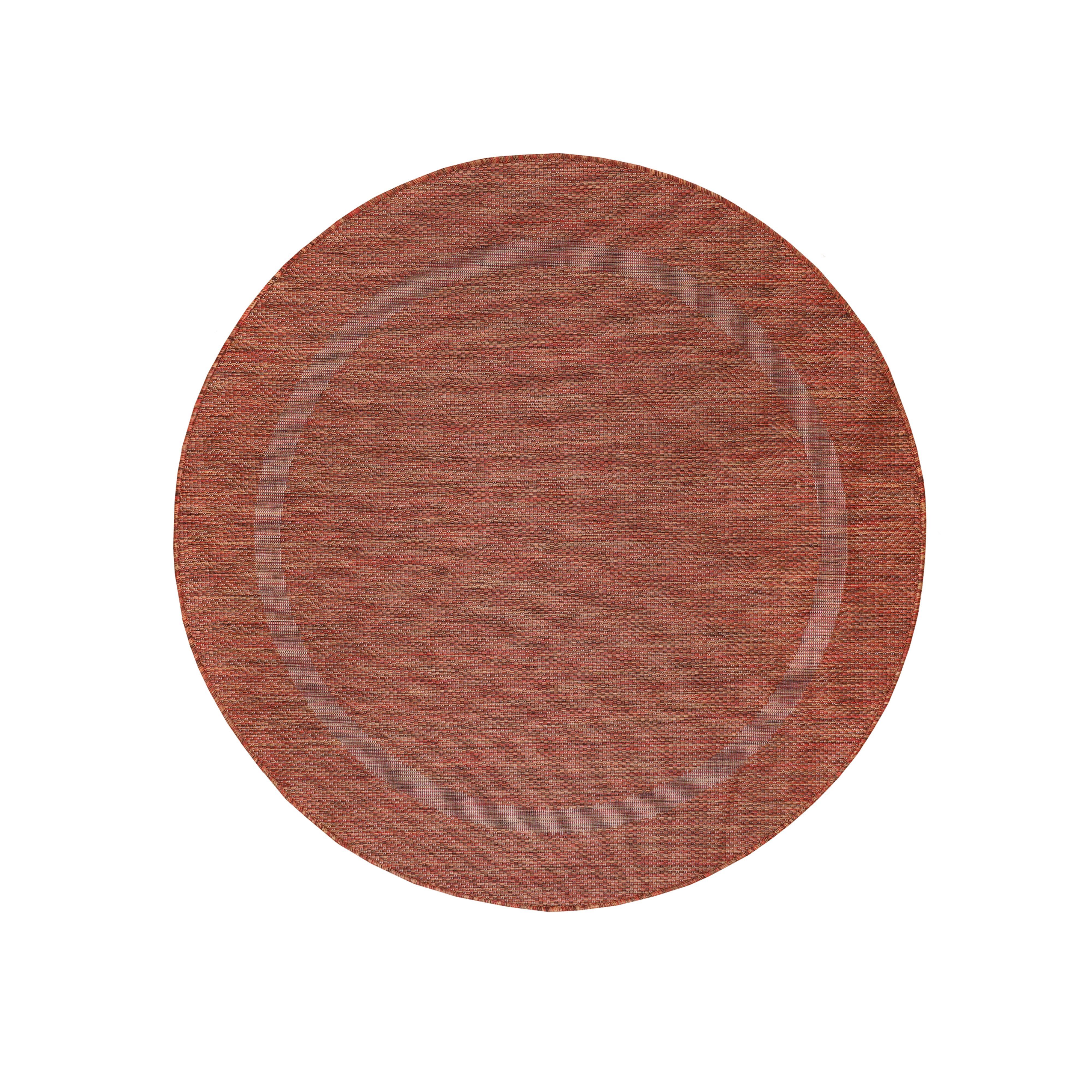 Outdoorteppich RELAX 4311, Ayyildiz Teppiche, rund, Höhe: 5 mm, Pflegeleicht / Strapazierfähig / In- und Outdoor geeignet Kupferfarben