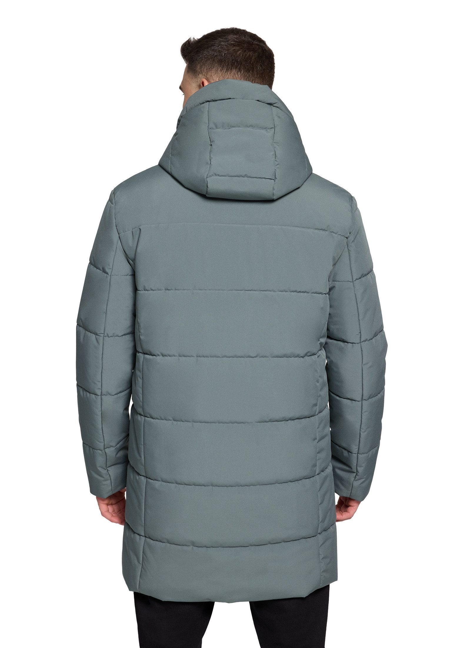 VOICE Outdoorjacke Herren Winterjacke Wintermantel mit Kapuze