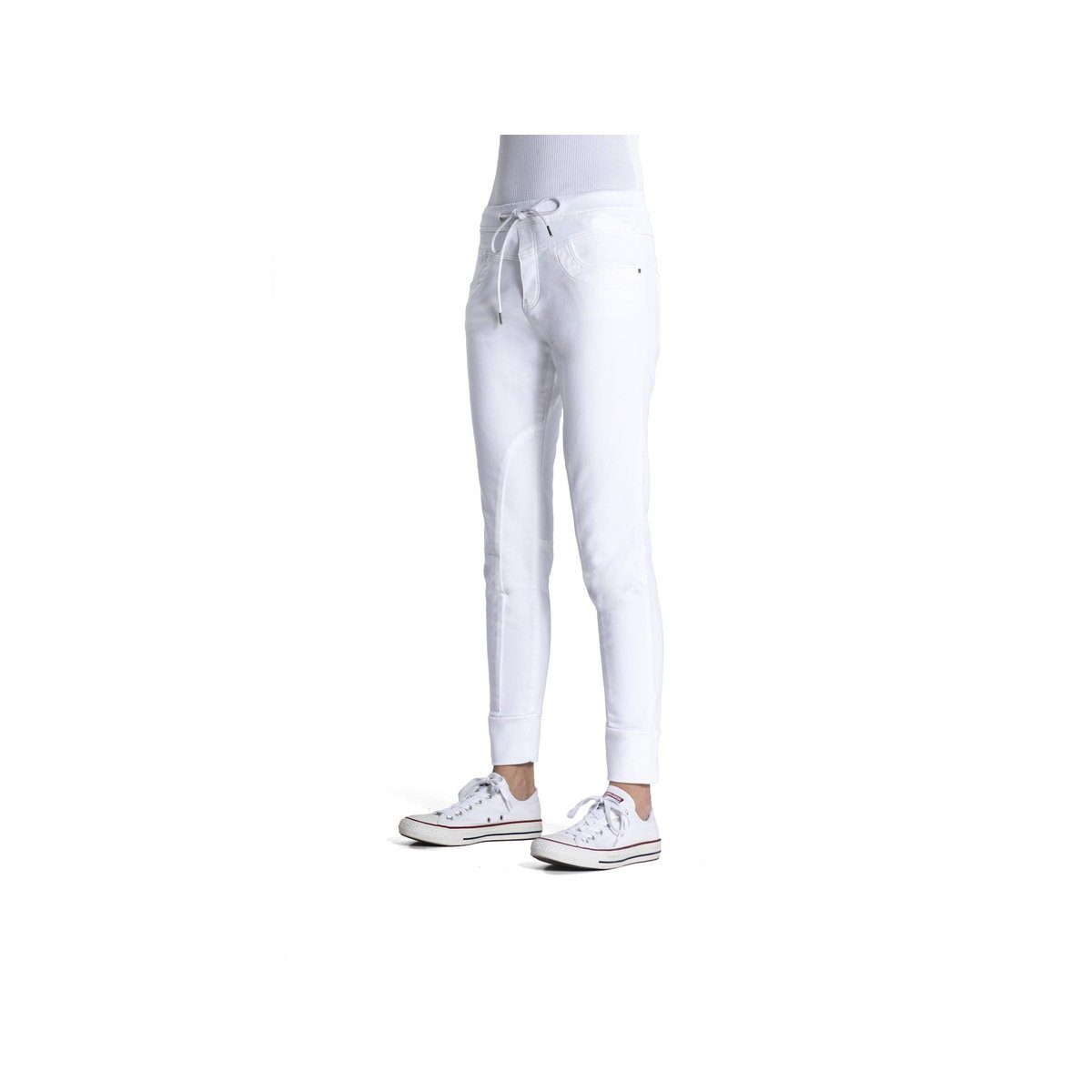 (1-tlg) weiß 5-Pocket-Jeans Coju