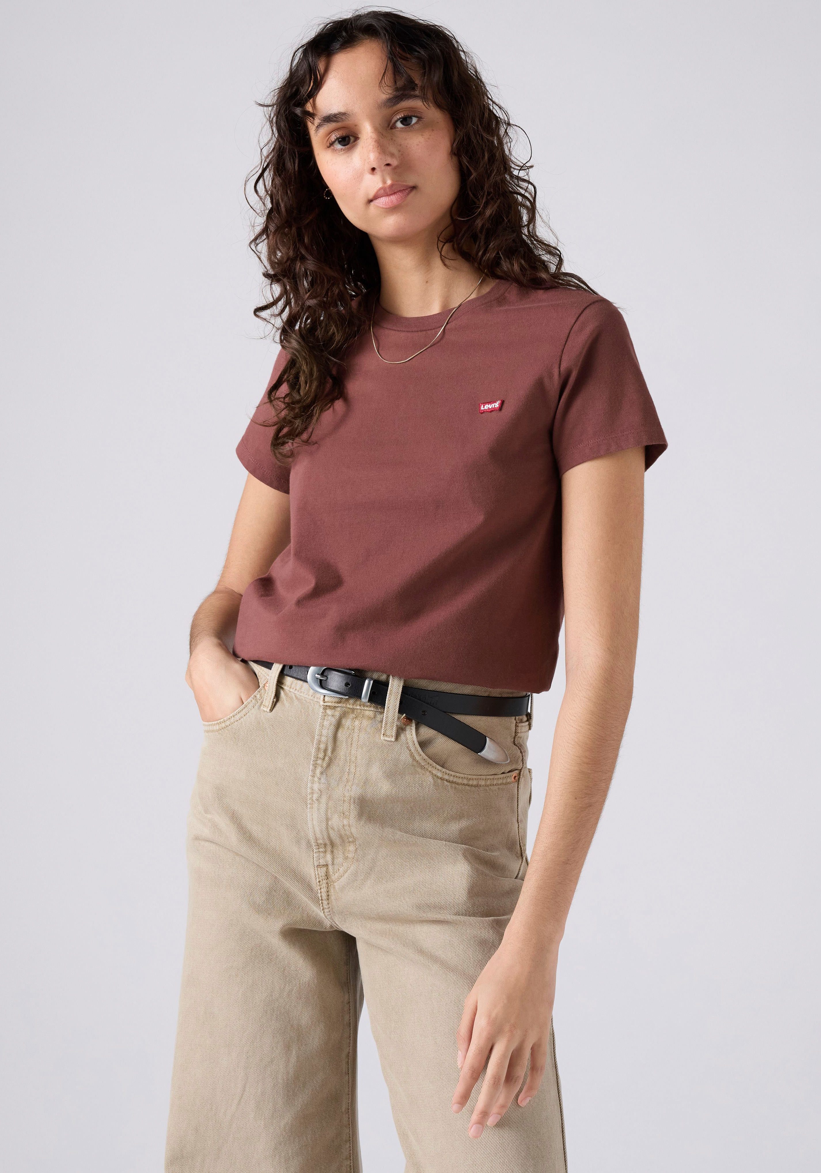 Levi's® T-Shirt TEE Minilogo mit kleiner Logostickerei