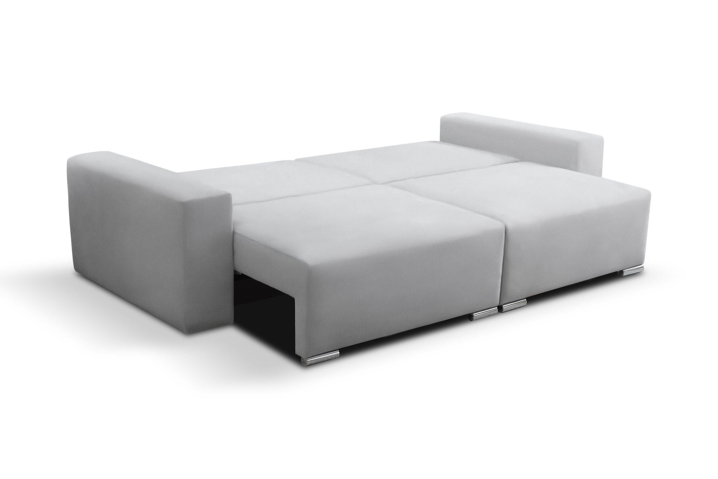 Korfu, stellbar, 2-Sitzer, inklusive Kissen, Sofa, 3-Sitzer Modern frei mit Stylefy Bettfunktion im Raum Design,