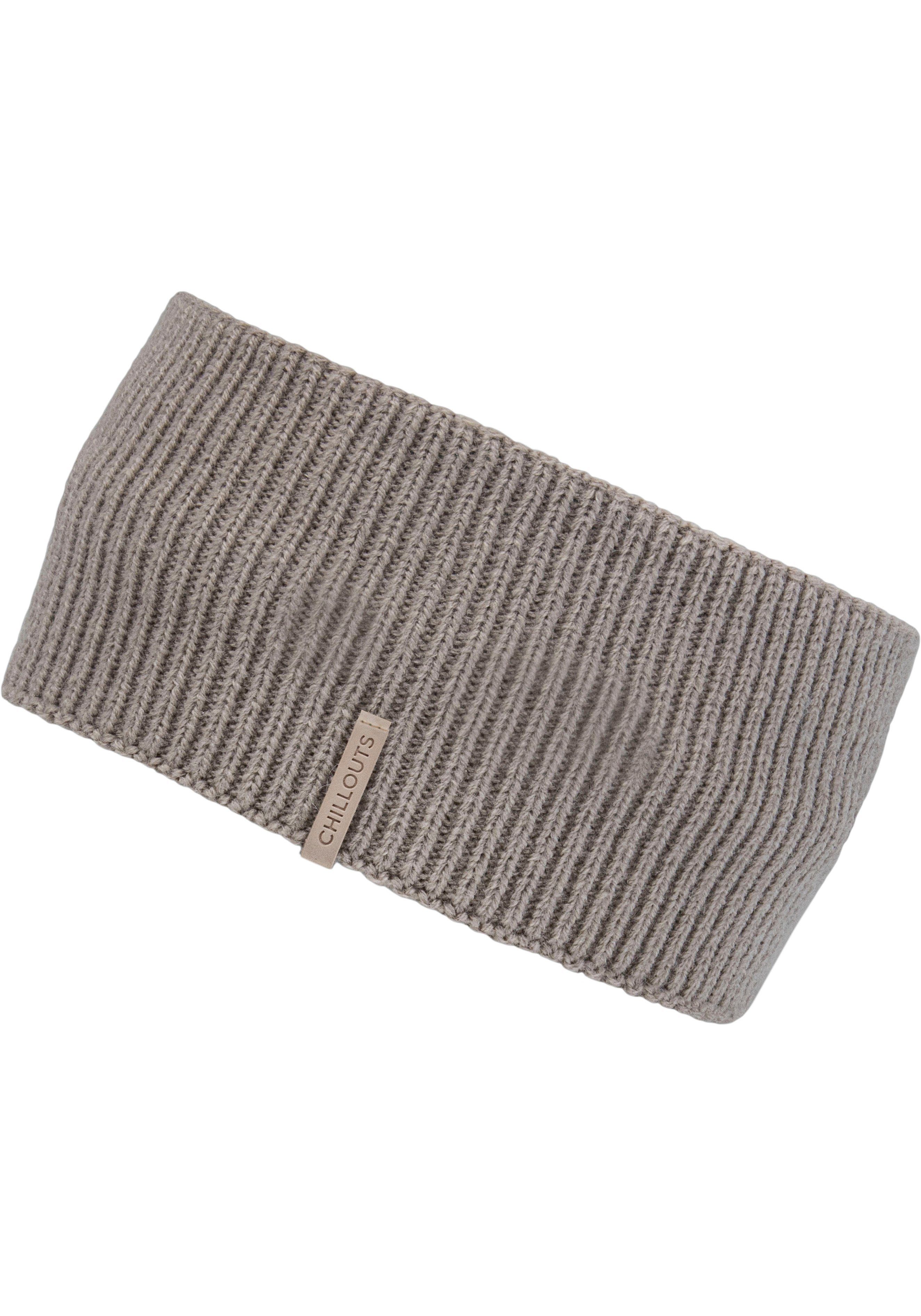 chillouts Stirnband Ida Headband Trendiges Accessoire taupe