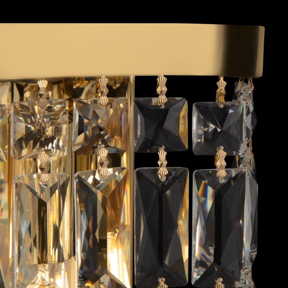 Wandlampe, Wandleuchte, Nein, Maytoni Gold E14 Angabe, Transparent in enthalten: Leuchtmittel Wandleuchte keine 2-flammig, Wandleuchte warmweiss, und Wandlicht Dune