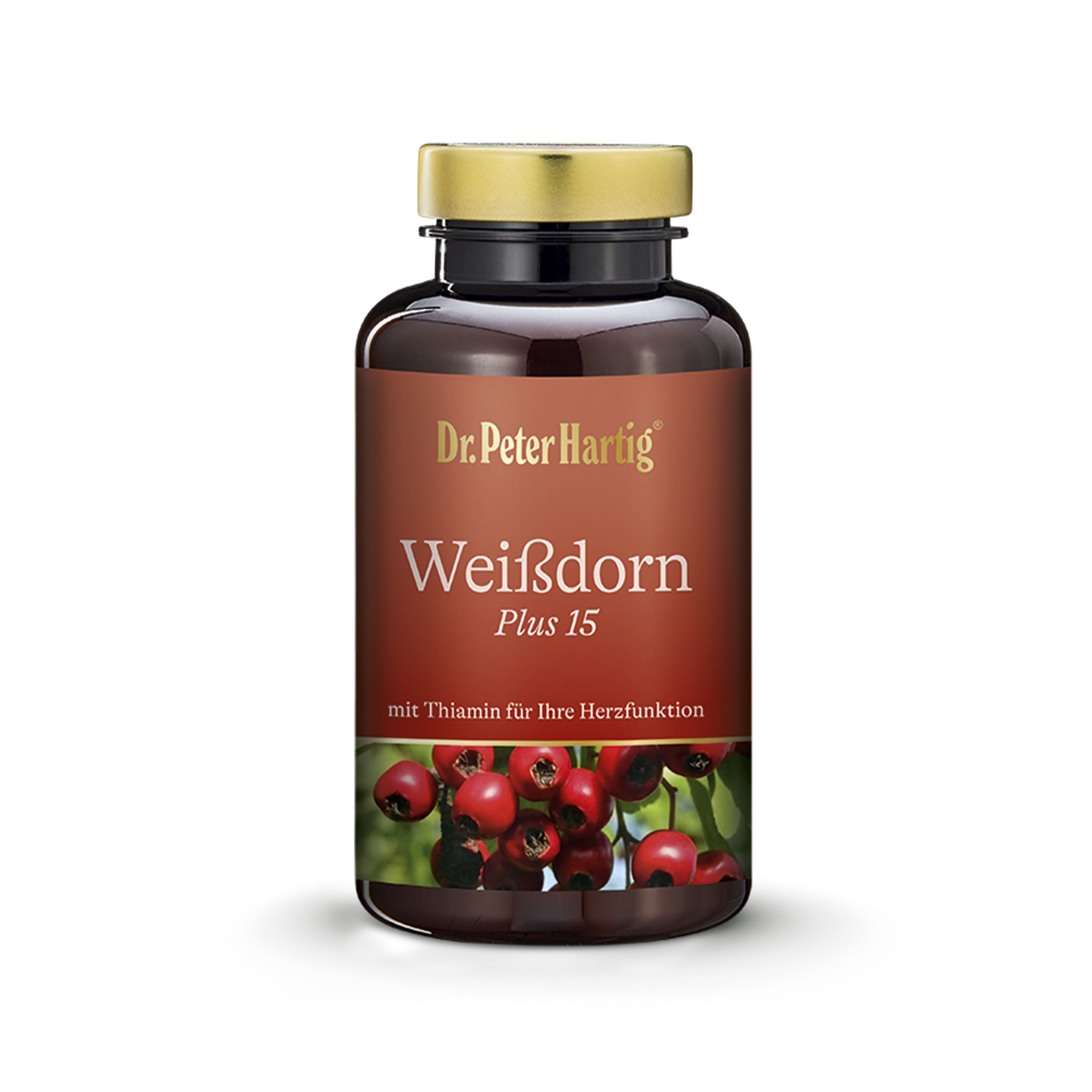Dr. Peter Hartig Weißdorn Plus, unterstützt ihr Herz auf natürliche Weise, Niacin, Kapseln, 120 Kapseln, 4-Monats-Vorrat, à 66 g