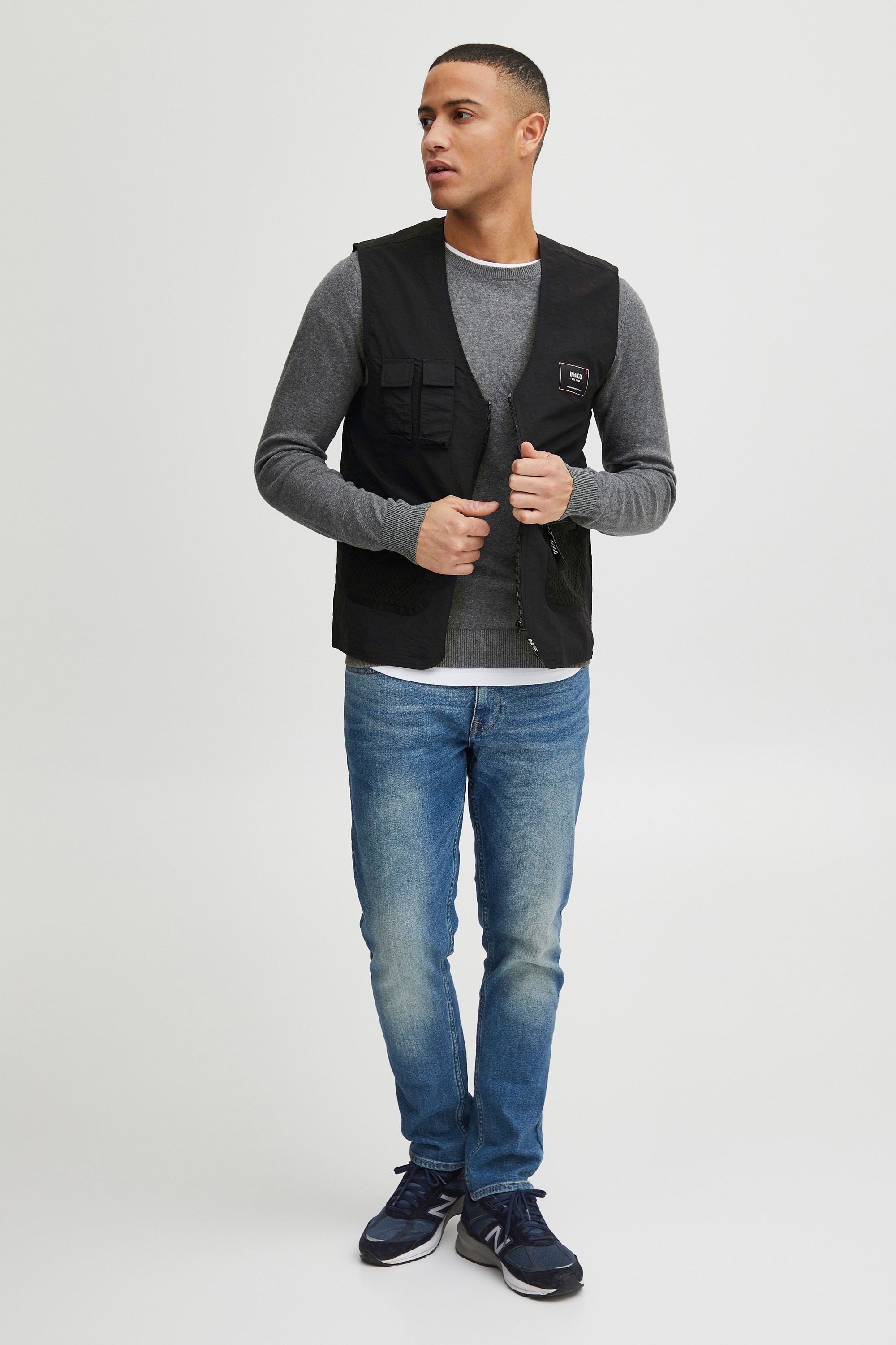 Indicode Kurzweste IDPiet - 10358MM Modische Jacke günstig online kaufen