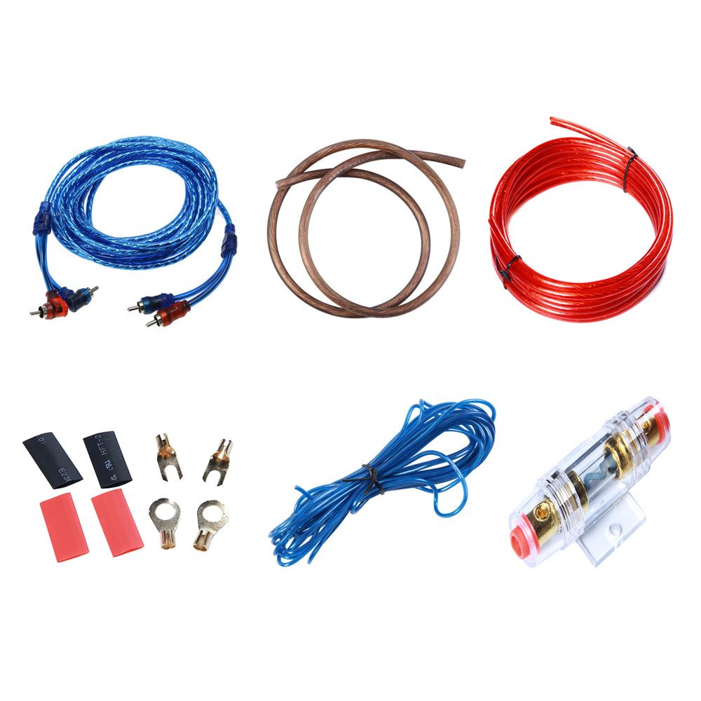 10GA Auto Verstärker Kabelsatz Car Audio Wire 4,5 m Stromkabel Audio-Kabel