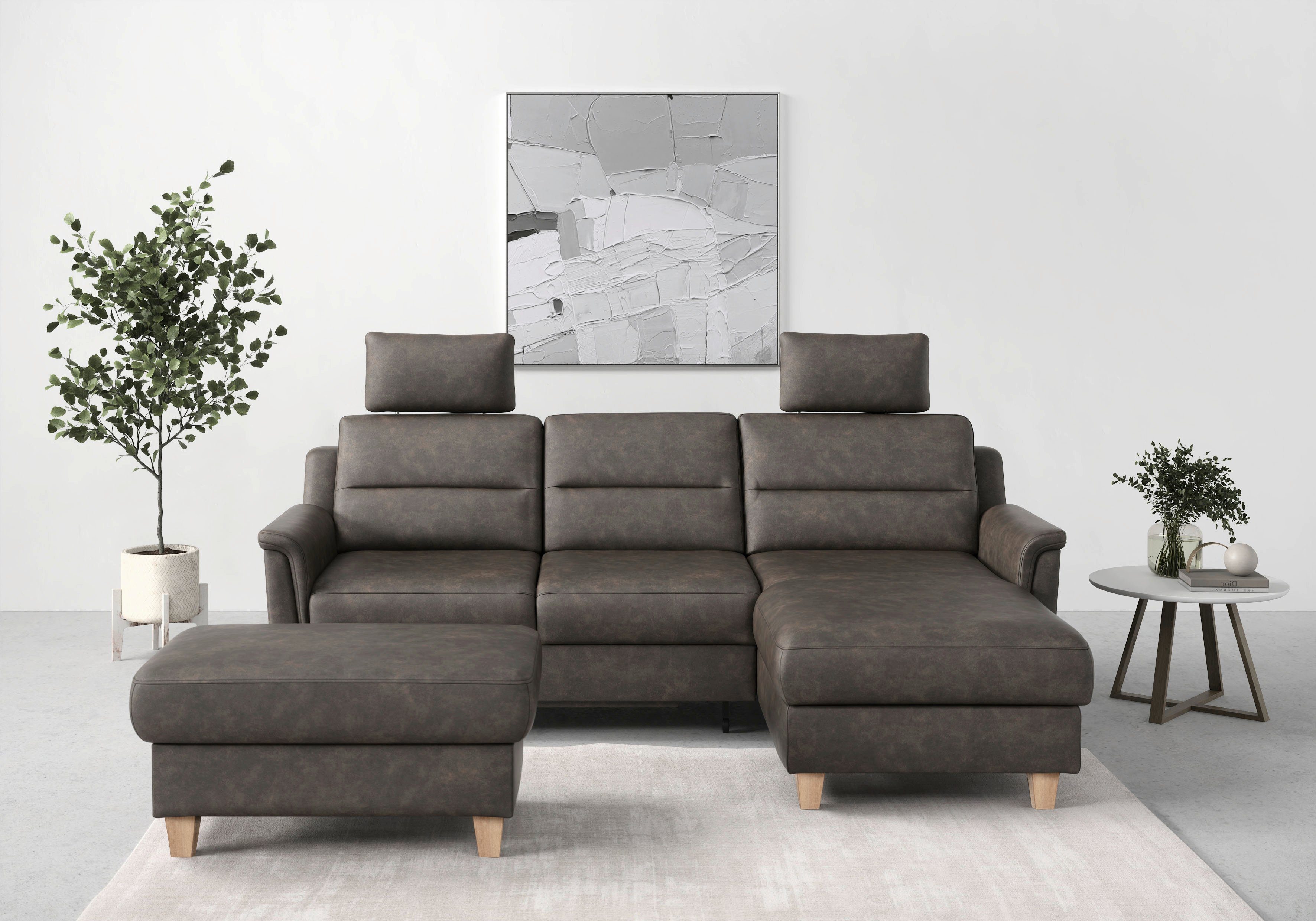 sit&more Ecksofa Farö L-Form, inklusive Federkern, günstig online kaufen