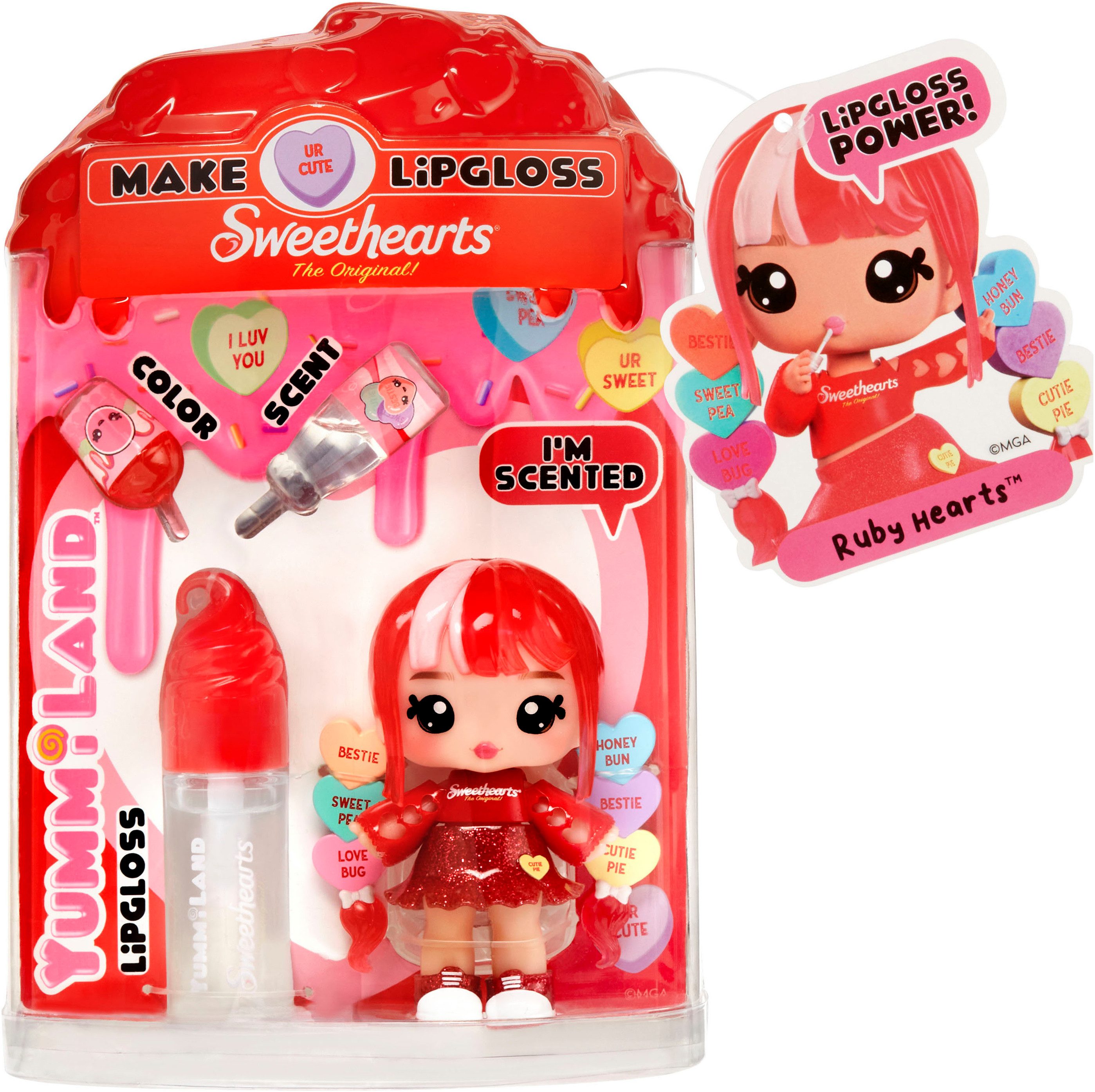 Minipuppe Yummiland Sweet Lip Gloss-Ruby Hearts, günstig online kaufen