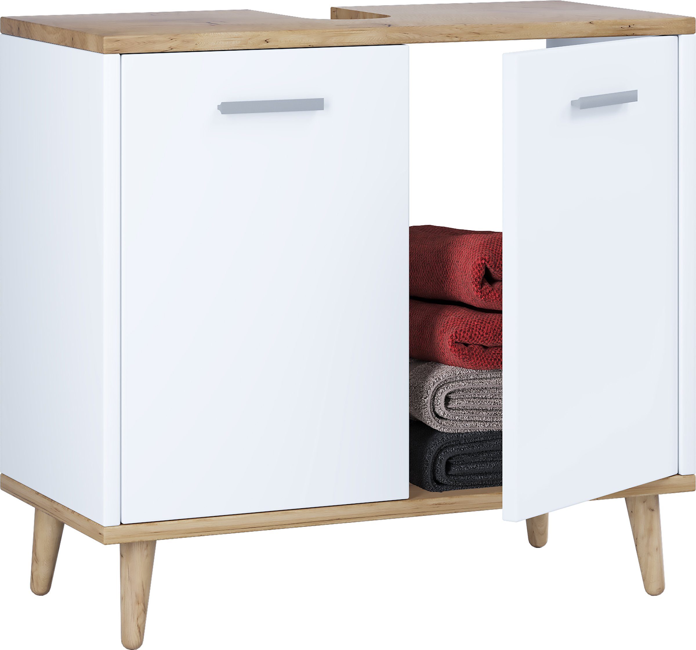 VCM Waschbeckenunterschrank Holz Badmöbel Badunterschrank Waschbecken günstig online kaufen