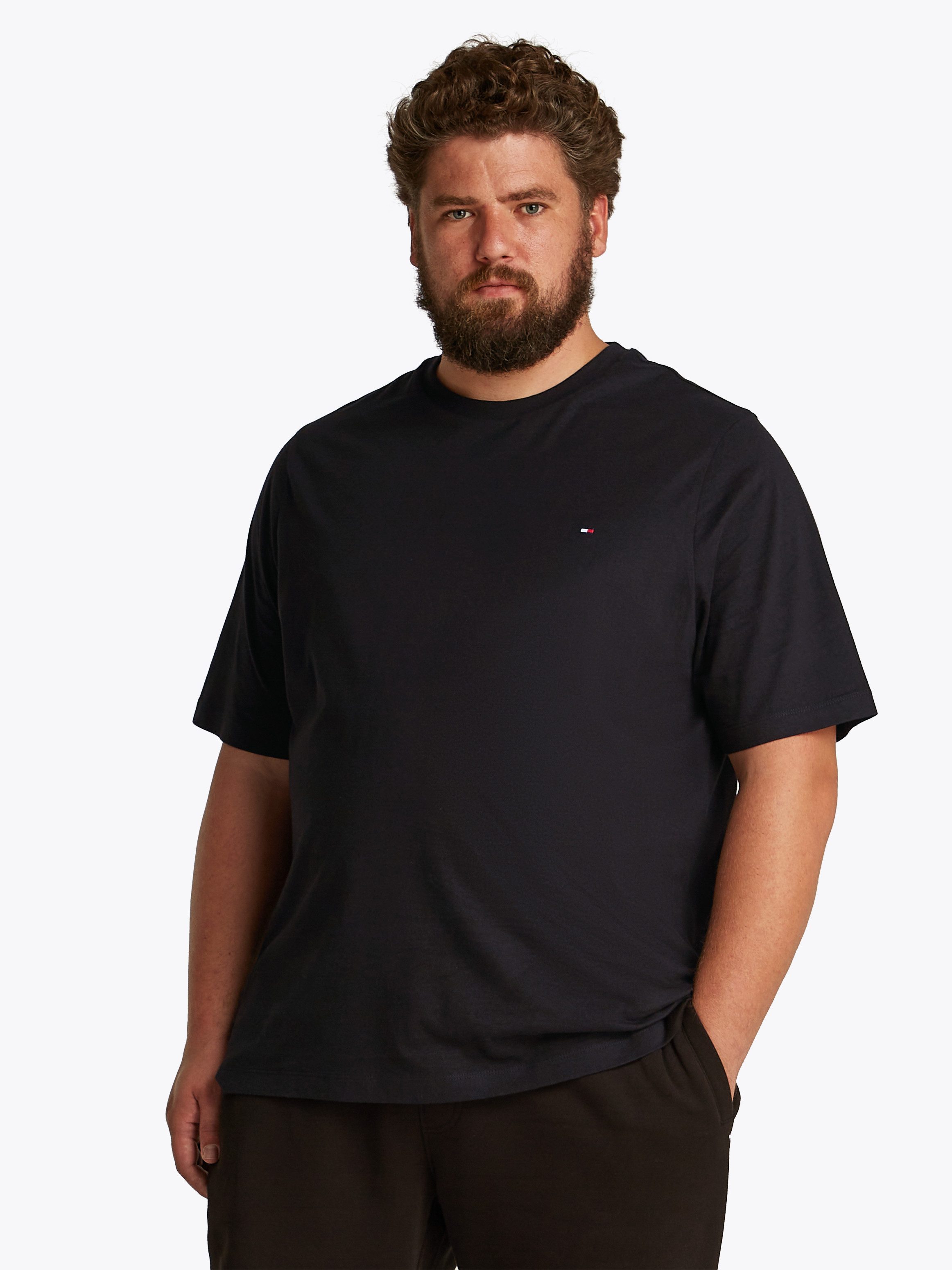 Tommy Hilfiger Big & Tall T-Shirt BT-ESSENTIAL REG FIT SOLID TEE-B Große Größen