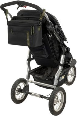 LÄSSIG Kinderwagen-Tasche Casual, Insulated Buggy Shopper, Black, mit Isolierfach; PETA-approved vegan