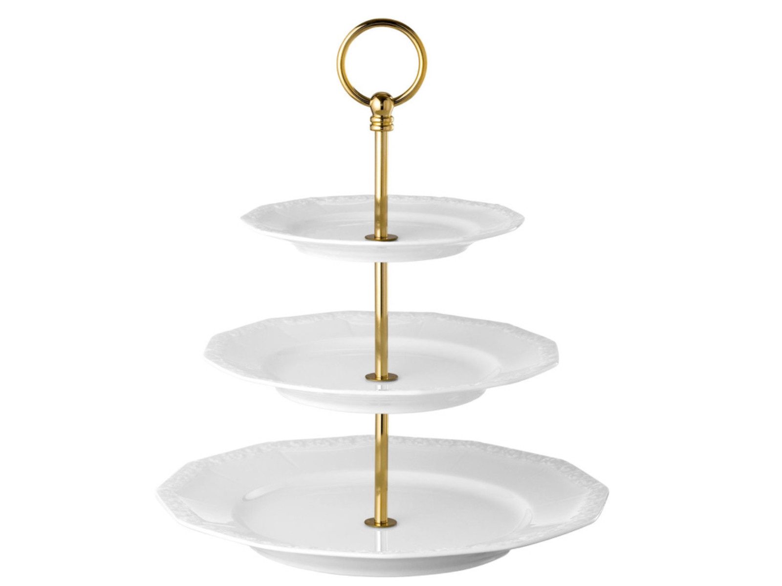 Rosenthal Etagere Maria Weiss Etagere 3 tlg., Porzellan, (Etageren), Etageren