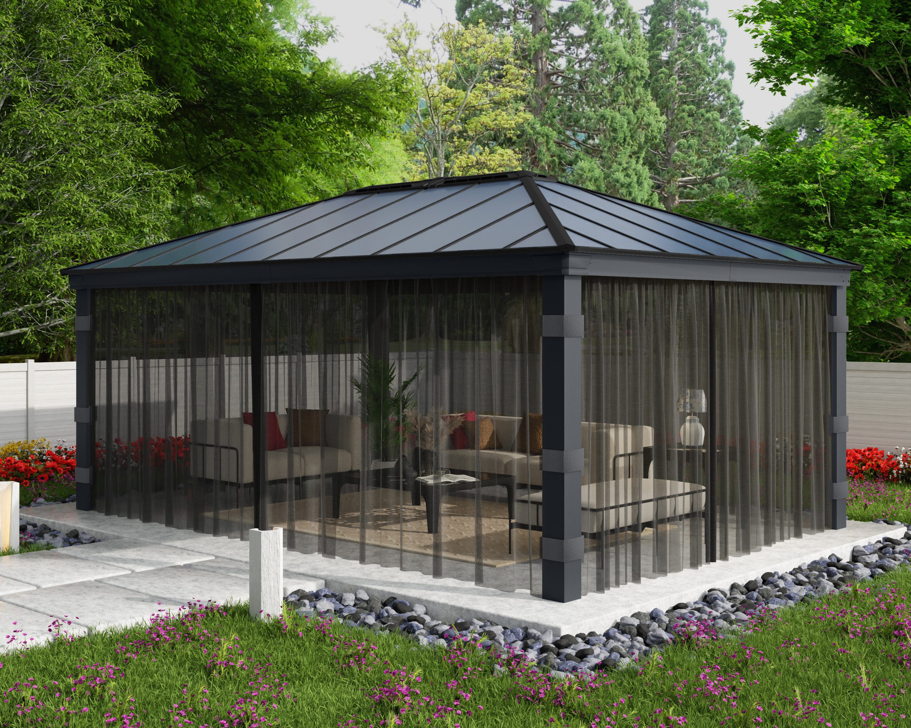 Palram - Canopia Pavillonseitenteil Dallas Garden günstig online kaufen