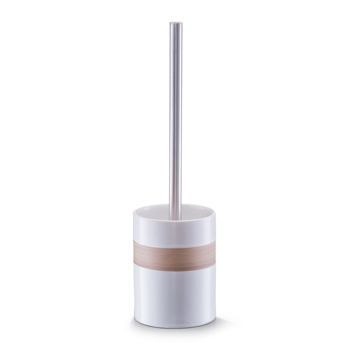 Zeller Present Badaccessoire-Set WC-Bürste, Keramik, beige/braun, günstig online kaufen