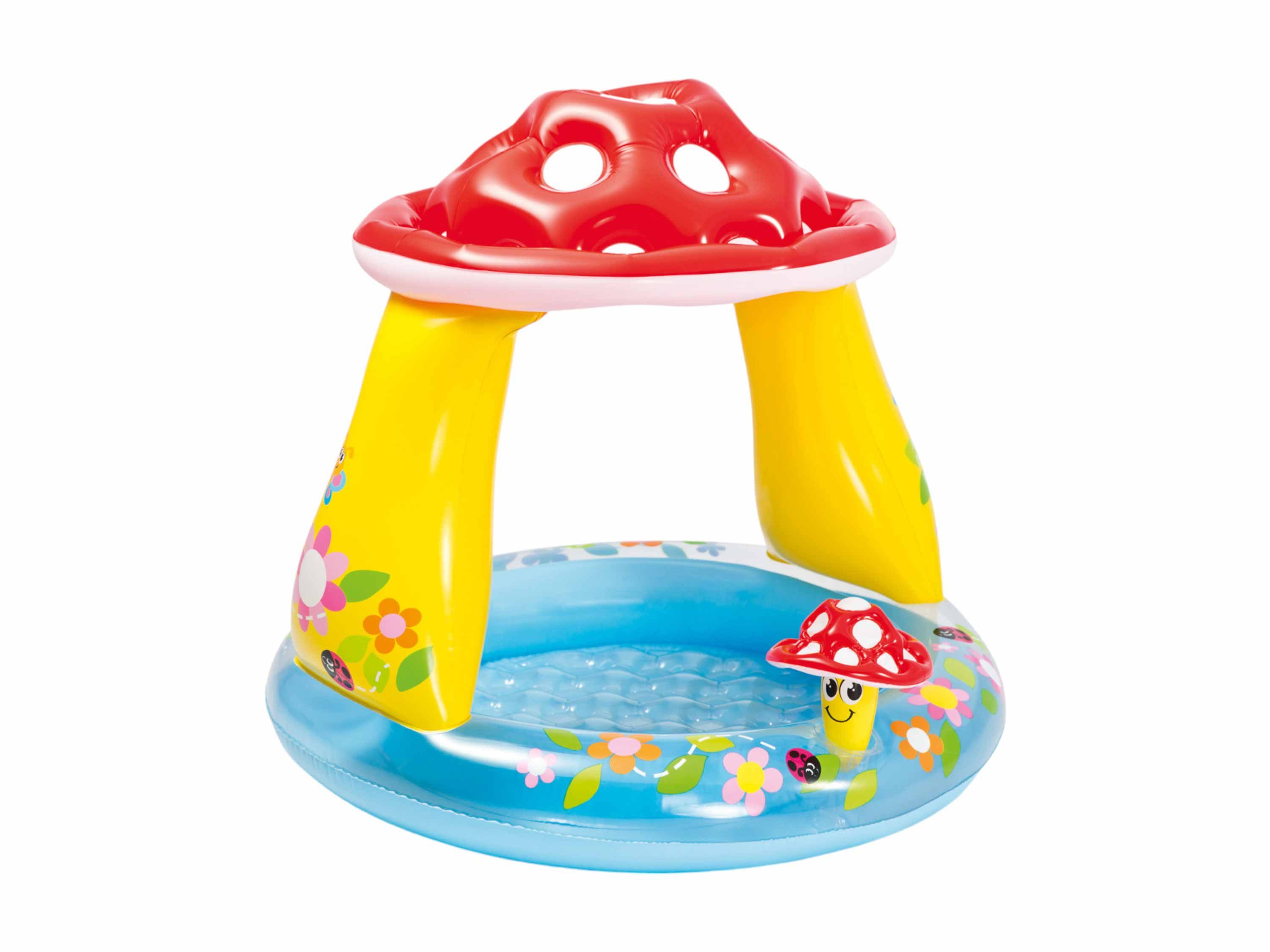 Intex Planschbecken Wet Set Collection, (1-tlg), Pilz mit Sonnendach 102cm aufblasbar