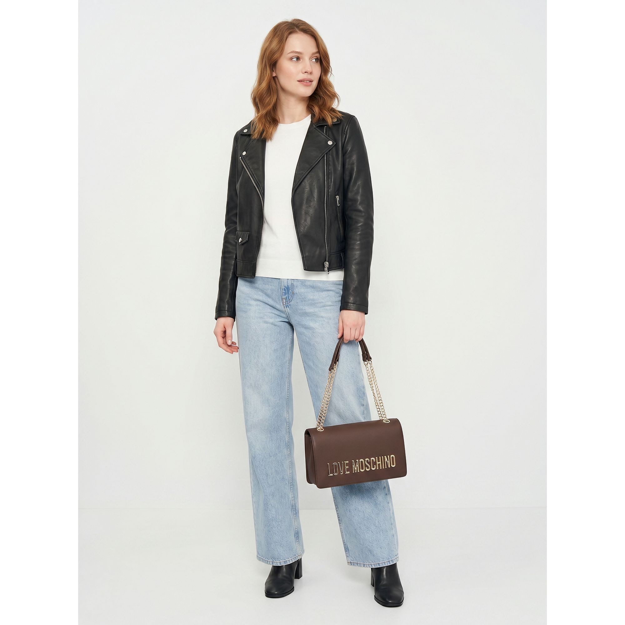 LOVE MOSCHINO Schultertasche, Polyurethan