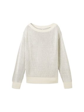 TOM TAILOR Strickpullover Strickpullover mit U-Boot Ausschnitt