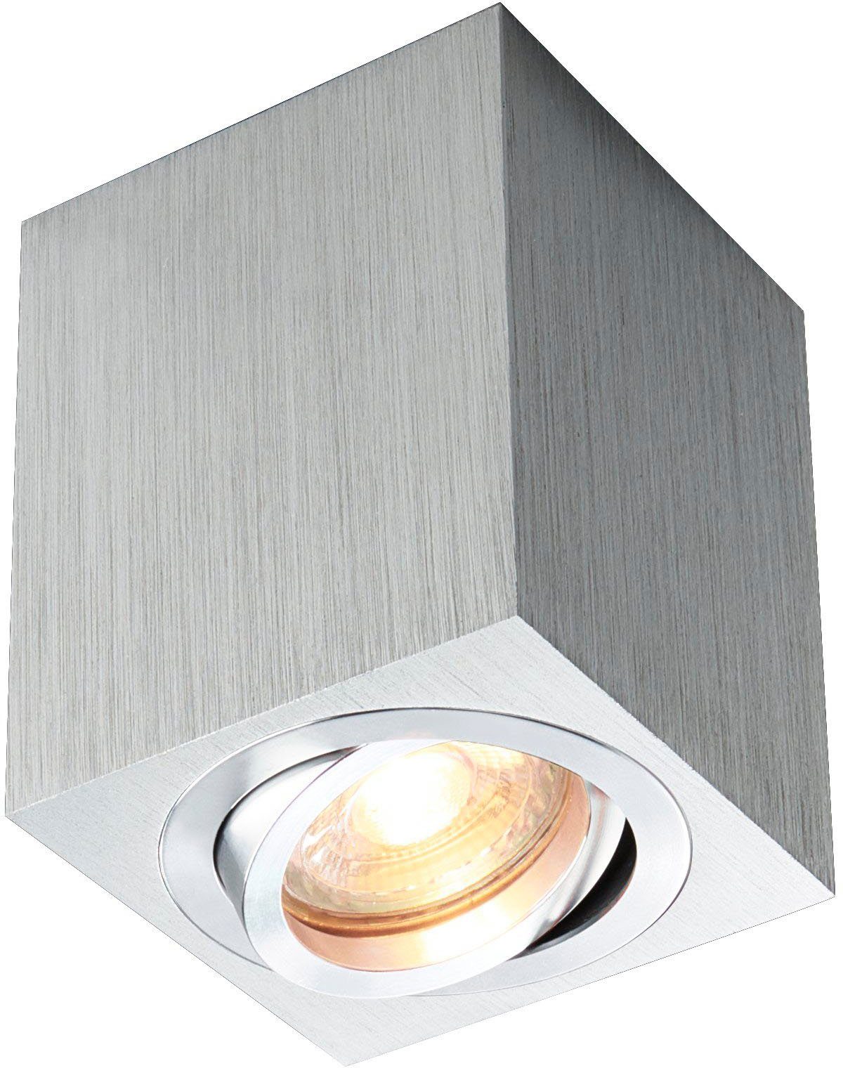 HEITRONIC Deckenleuchte ADL8001, ohne Leuchtmittel, Aufbauleuchte,Aufbaulampe, für Esszimmer, Flur, Wohnzimmer, schwenkbar